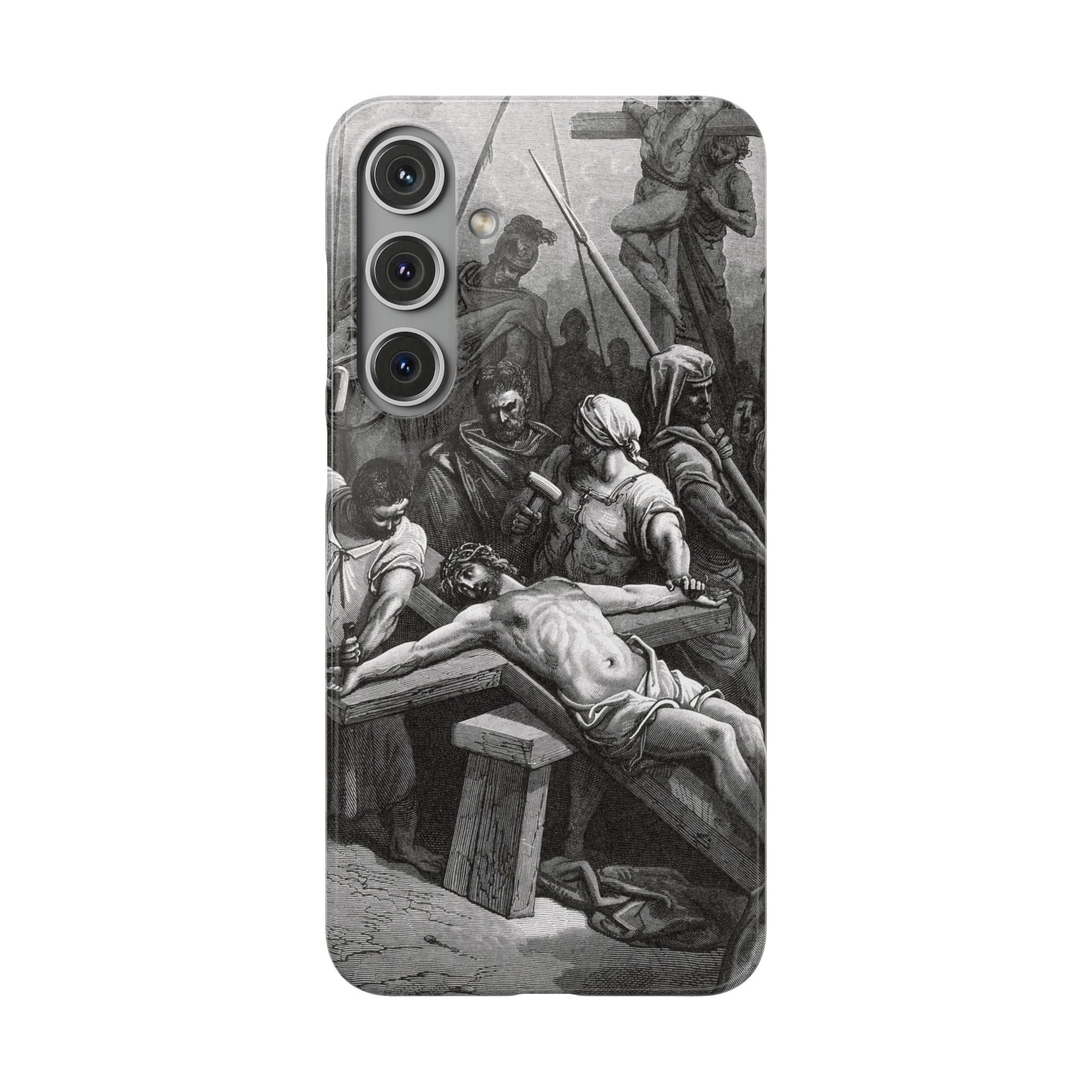 Crucifixion of Jesus by Gustave Doré - Samsung Slim Case
