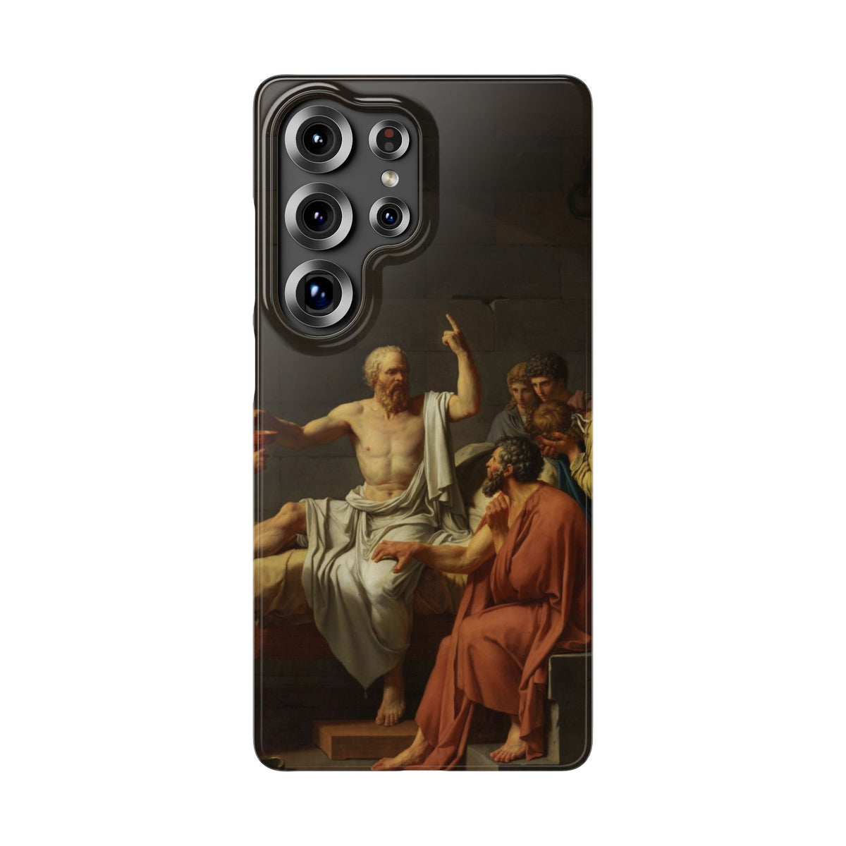 The Death of Socrates by Jacques-Louis David - Samsung Slim Case