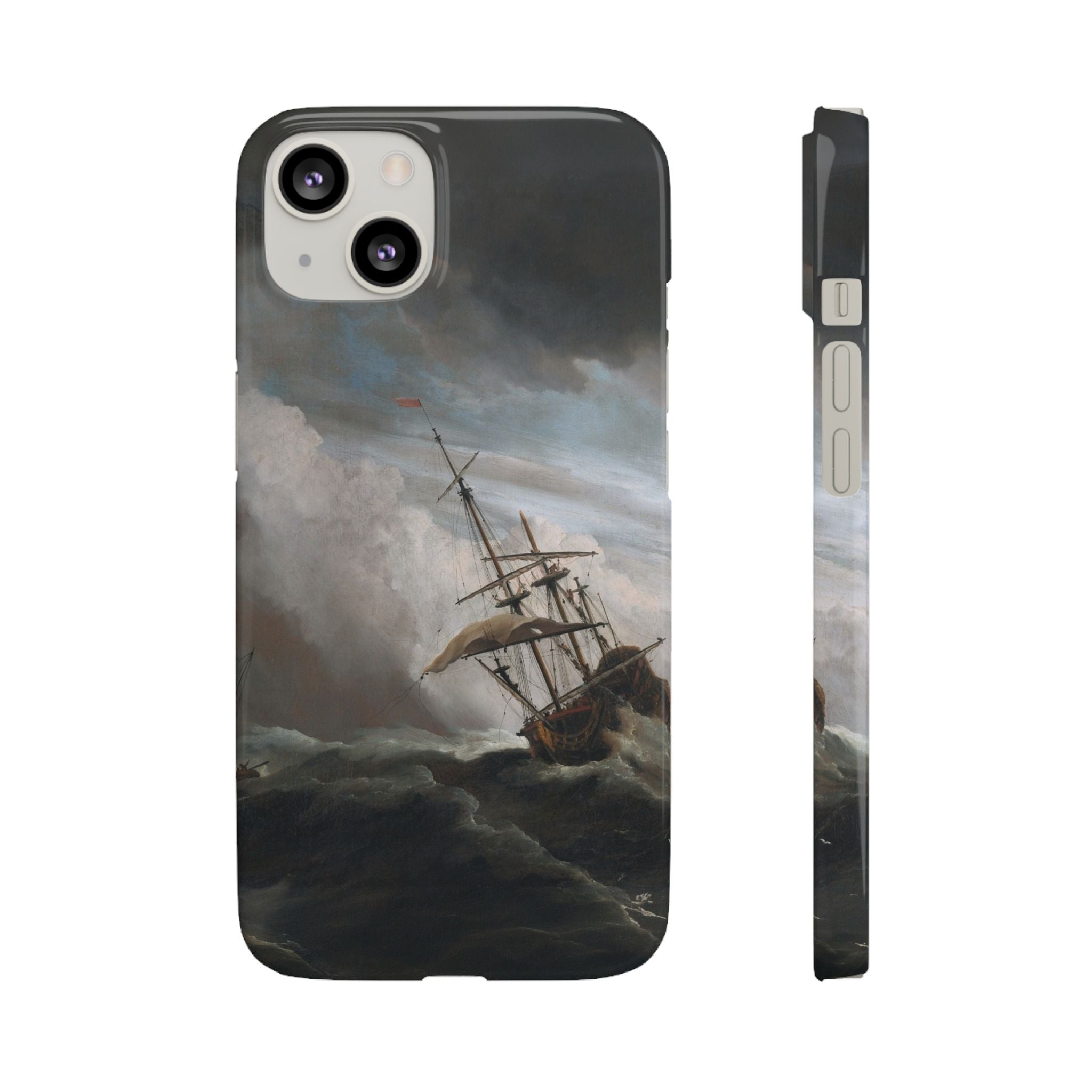 The Gust by Willem van de Velde - iPhone Slim Case