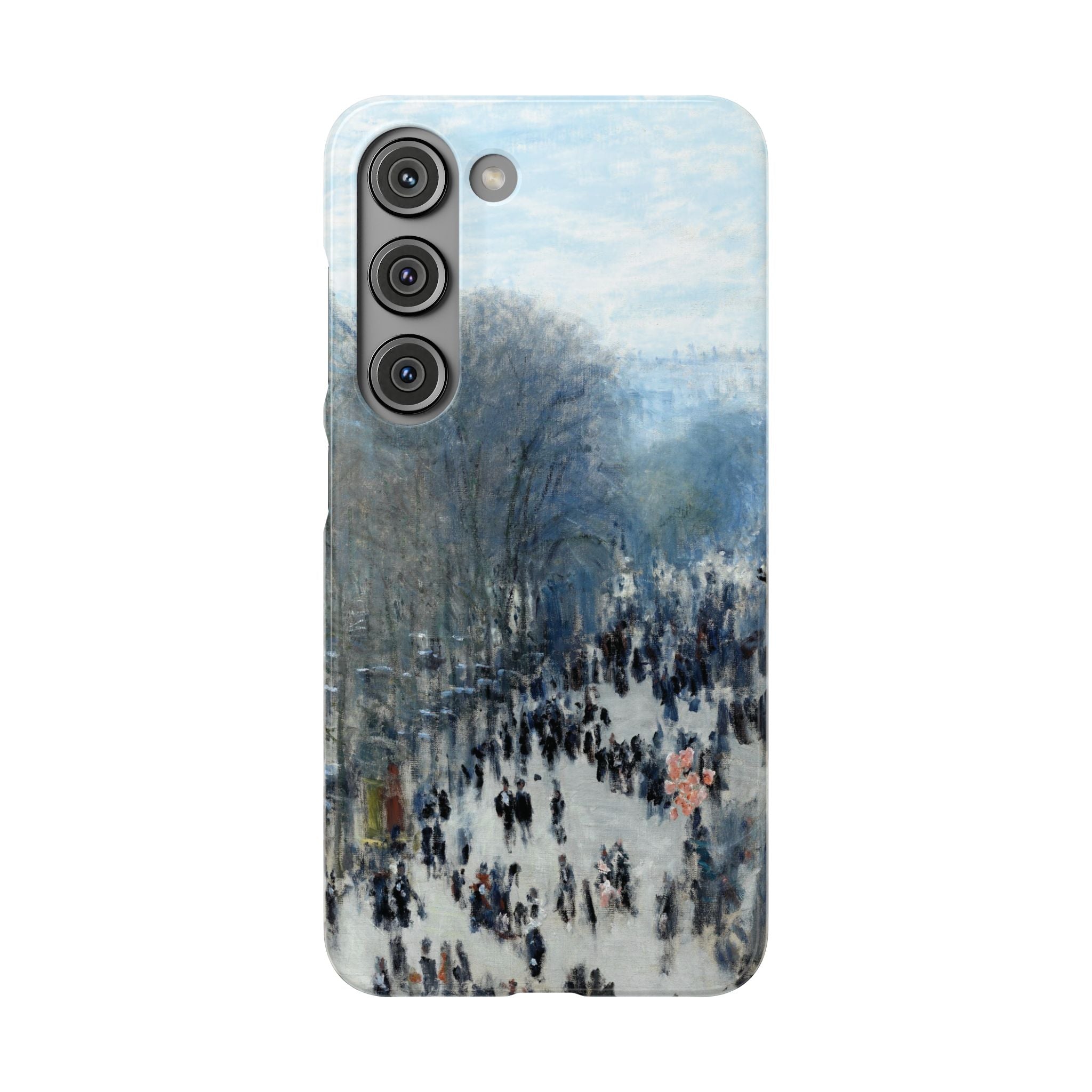 Boulevard des Capucines by Claude Monet - Samsung Slim Case