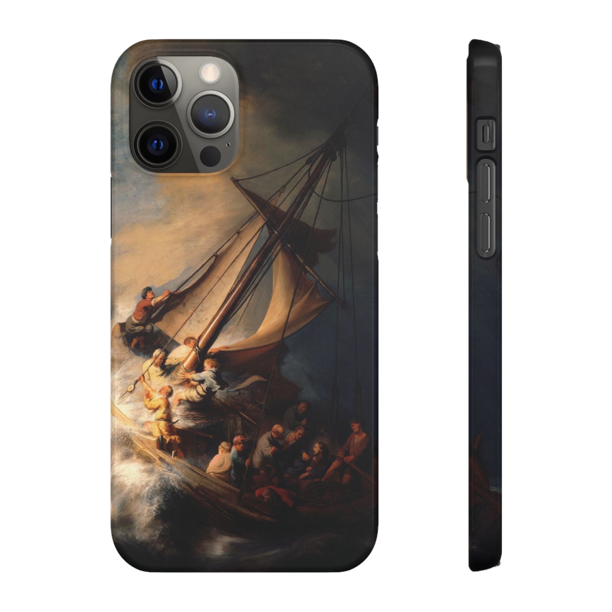 The Storm on the Sea of Galilee by Rembrandt - iPhone Slim Case