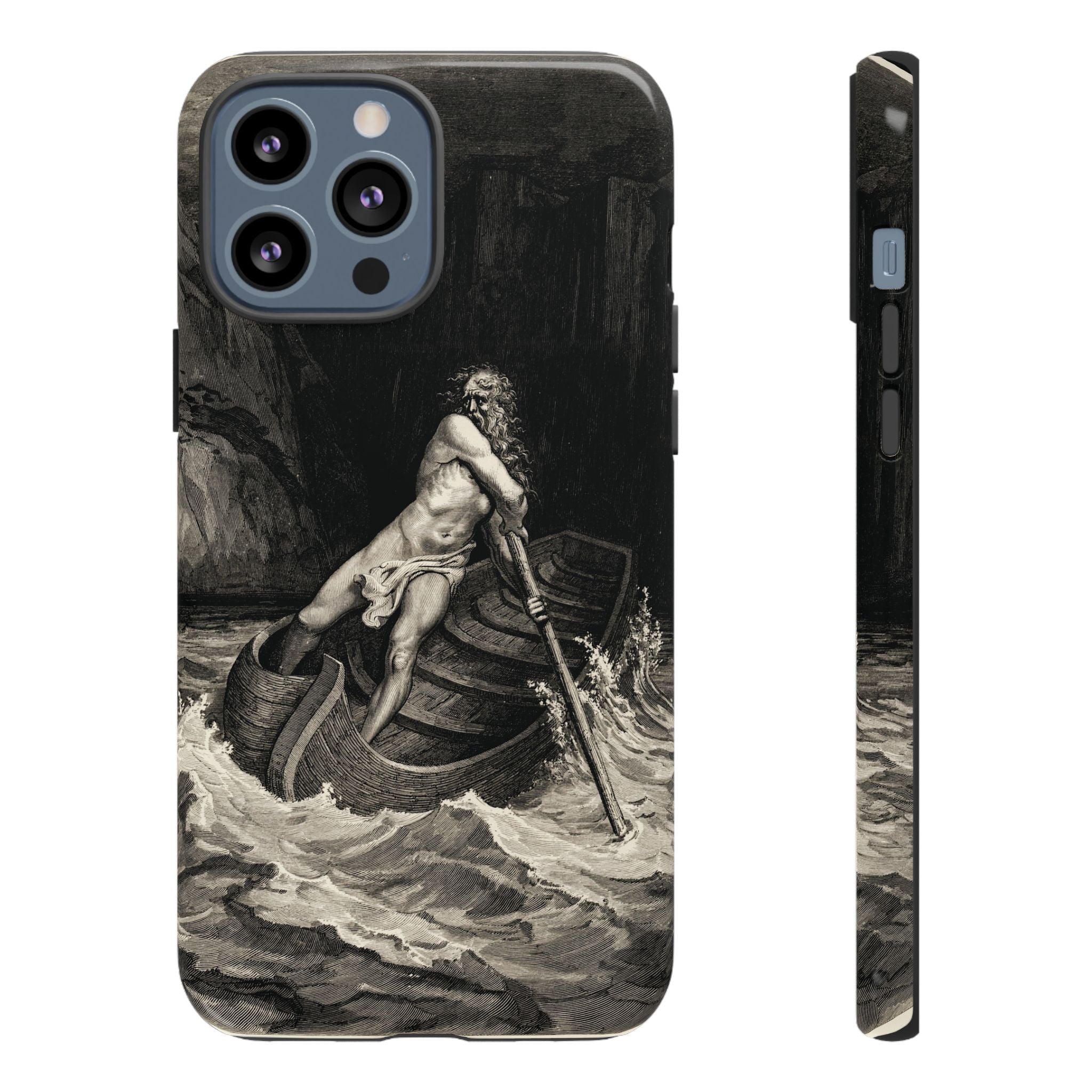 Canto III - Charon by Gustave Doré - iPhone Tough Case