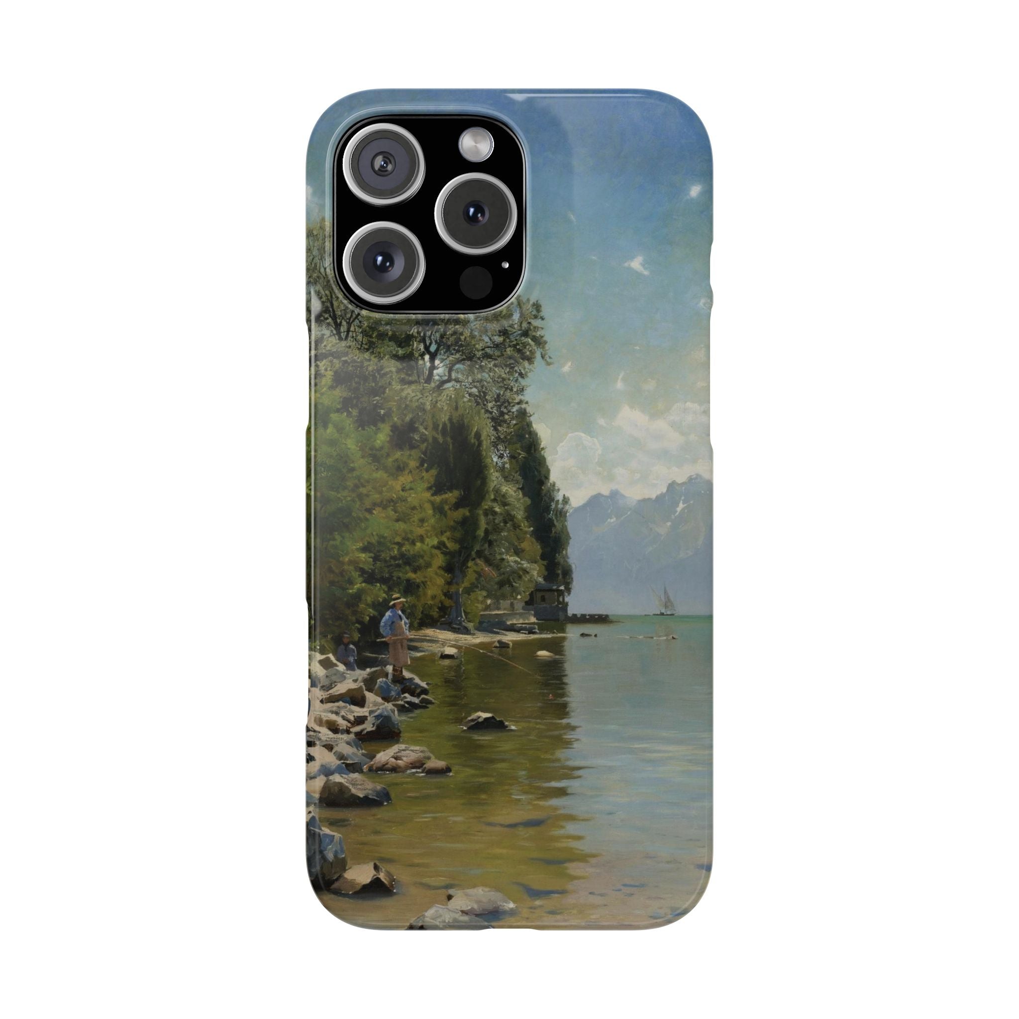 Lac Leman by Peder Mork Monsted - iPhone Slim Case