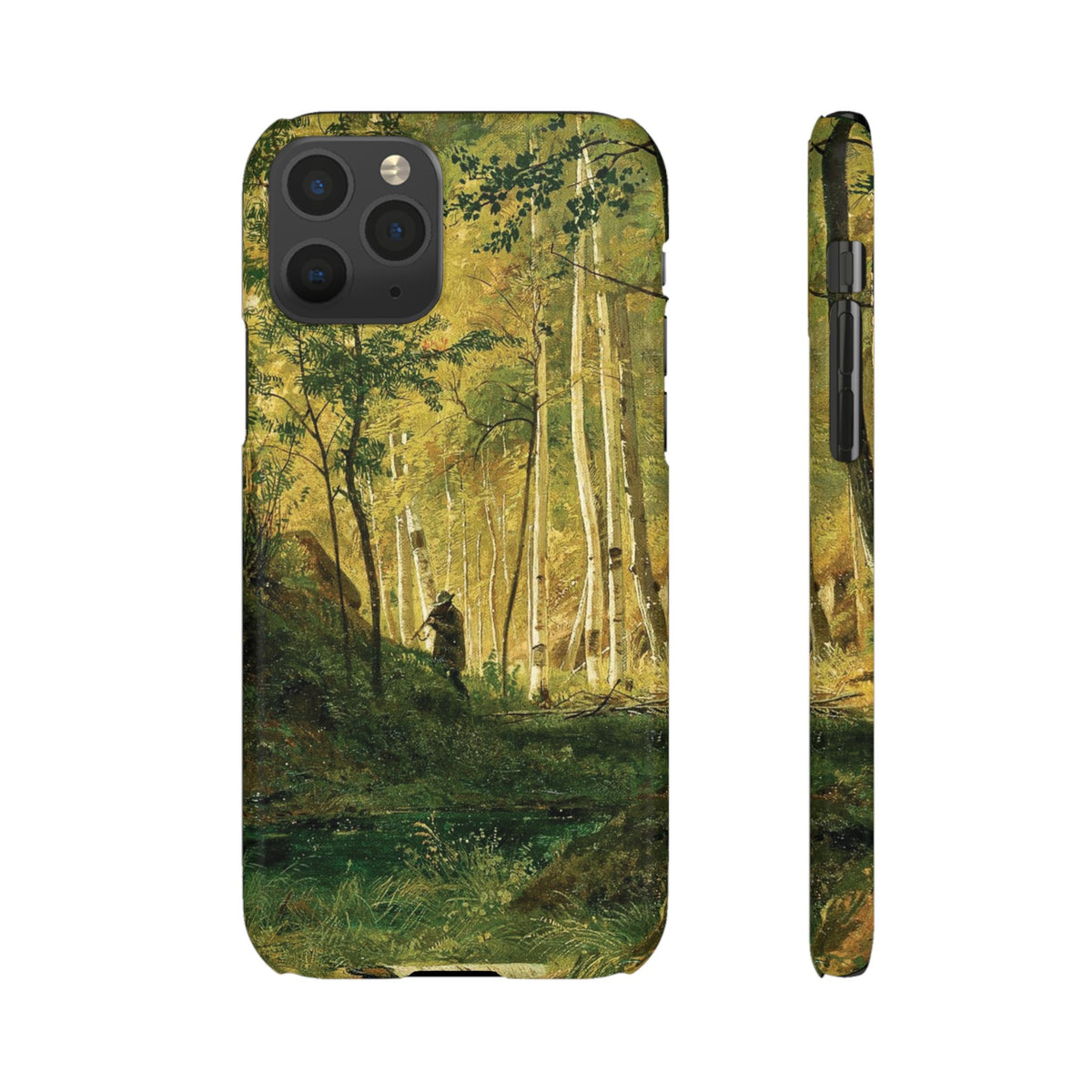 Landscape with a Hunter Valaam Island by Ivan Ivanovich Shishkin - iPhone Slim Case
