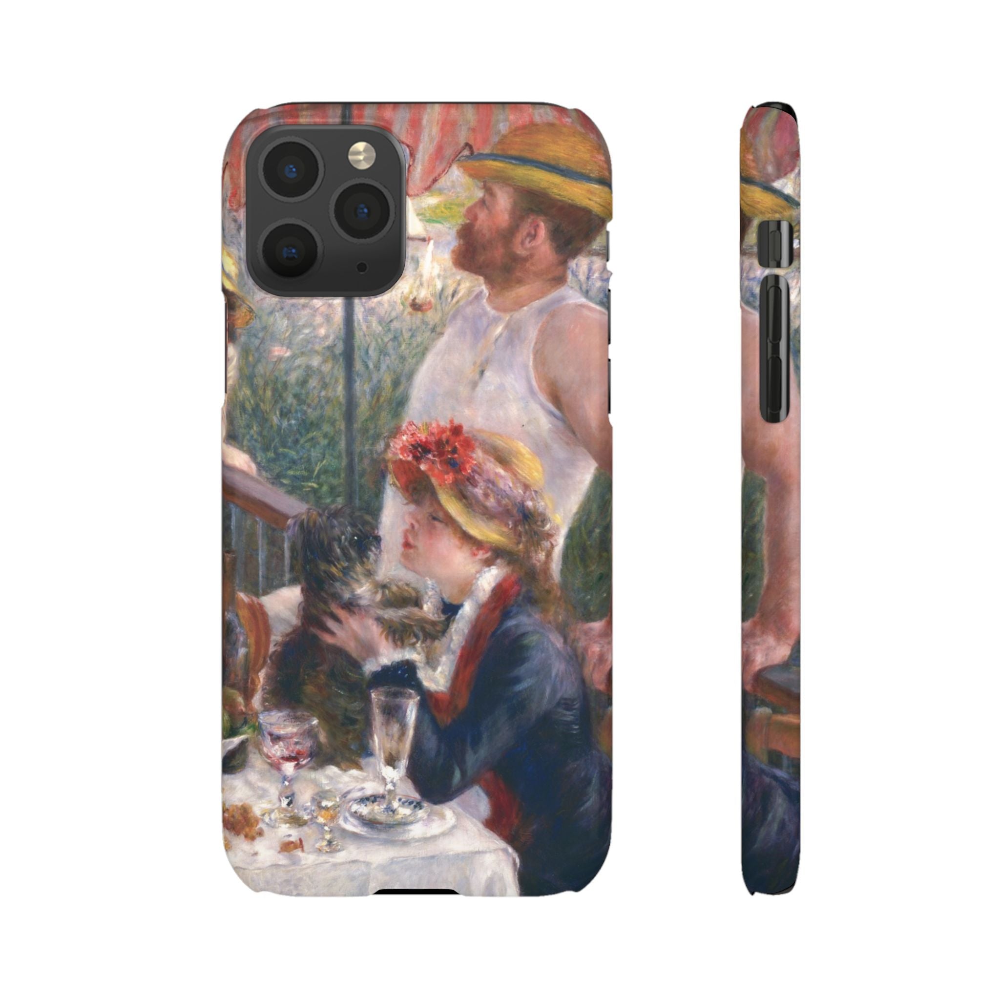 Luncheon of the Boating Party by Pierre Auguste Renoir - iPhone Slim Case