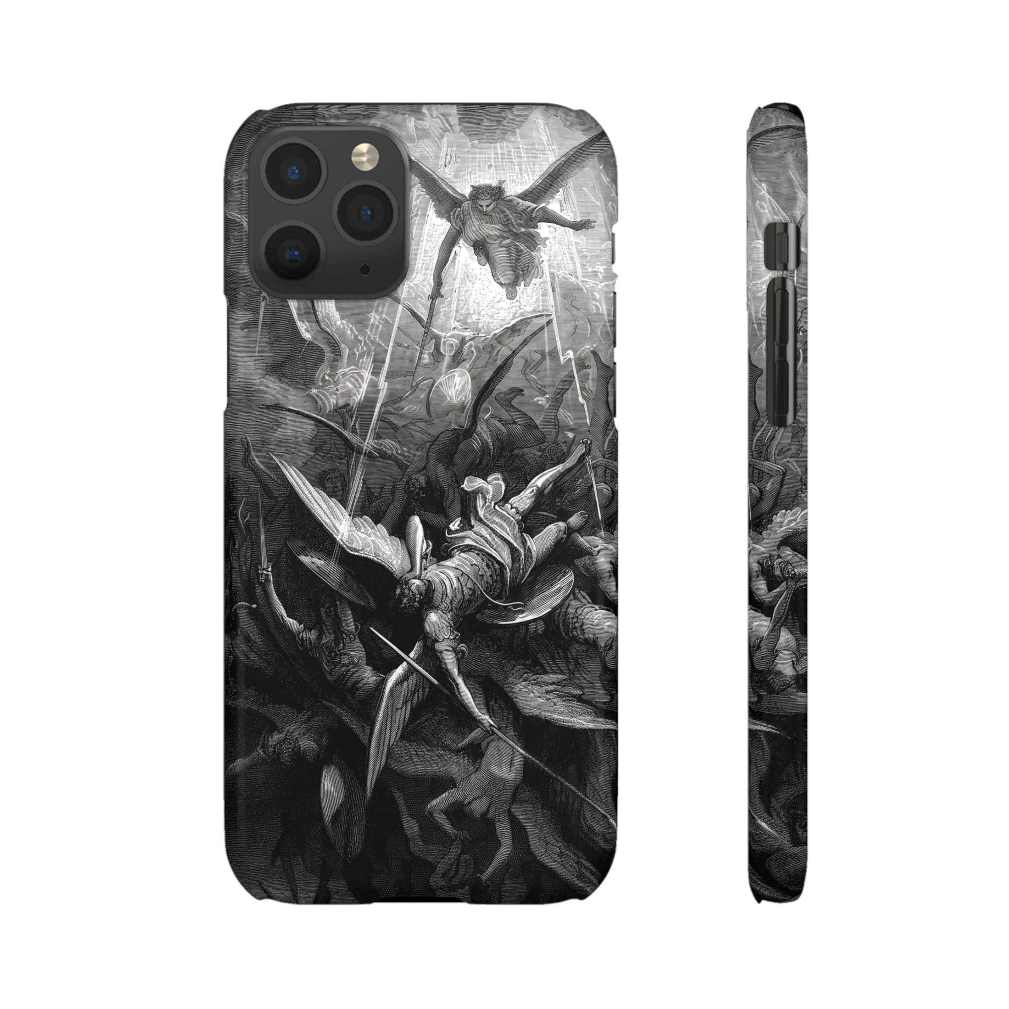 Paradise Lost | The Battle in Heaven by Gustave Doré - iPhone Slim Case