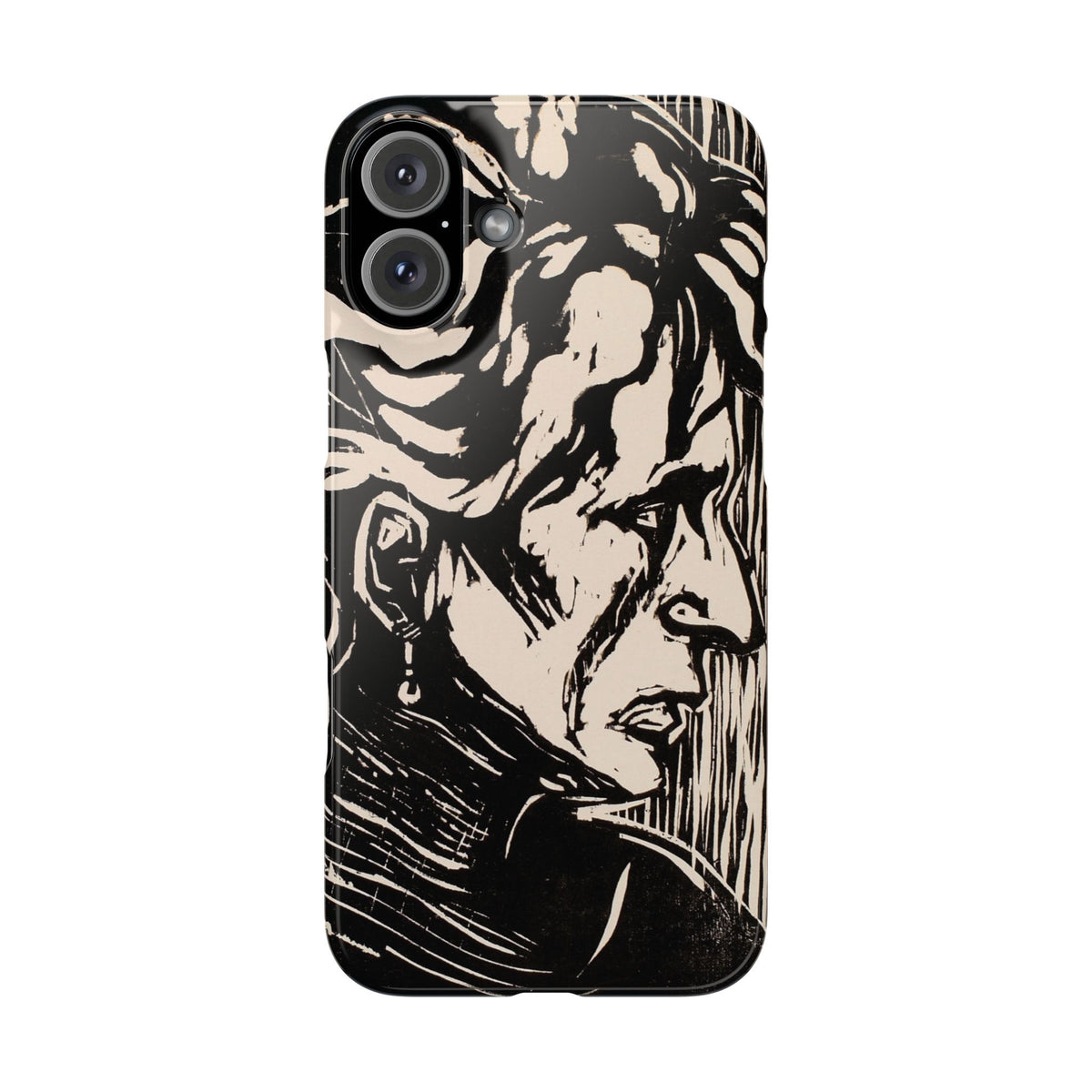 Portrait of an Elderly Lady by Edvard Munch - iPhone Slim Case