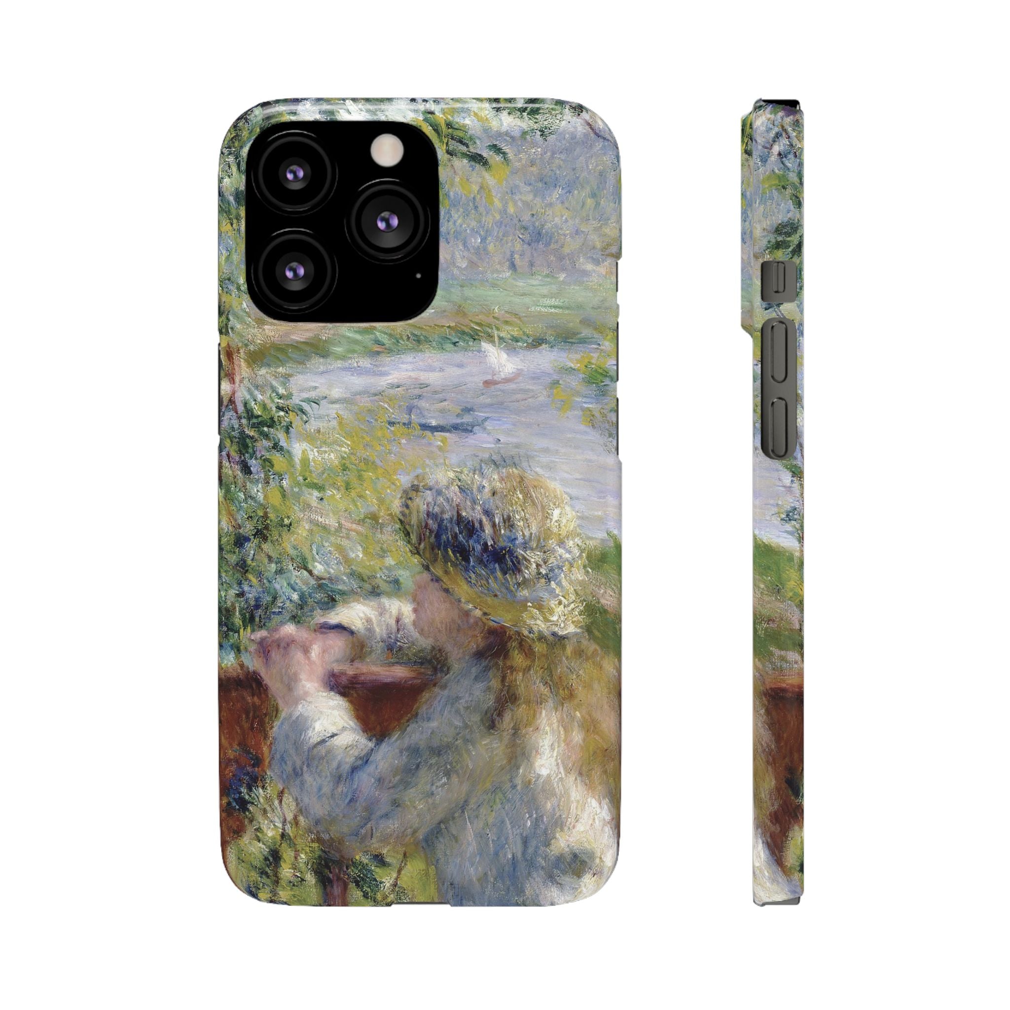 By the Water by Pierre Auguste Renoir - iPhone Slim Case
