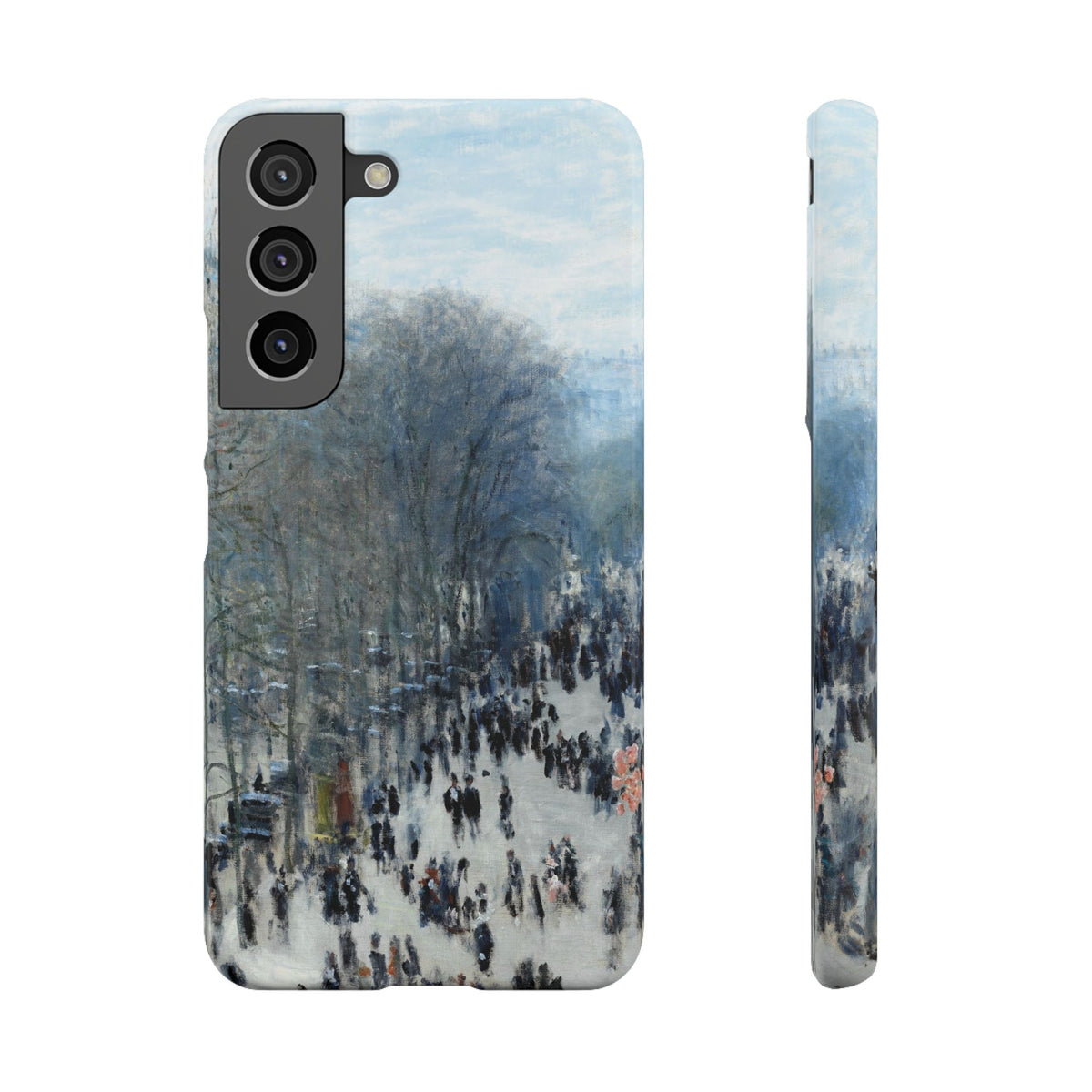 Boulevard des Capucines by Claude Monet - Samsung Slim Case