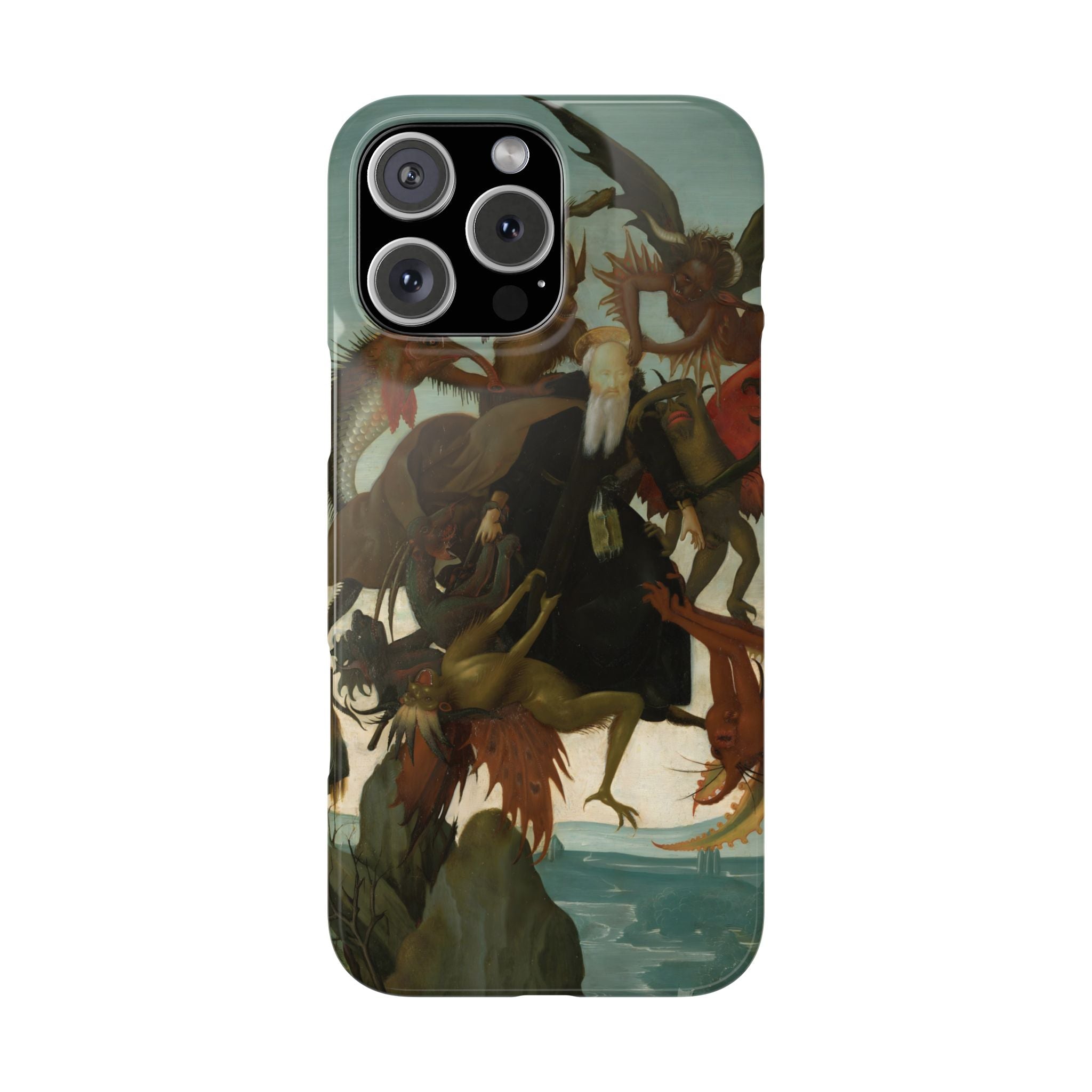 The Torment of Saint Anthony by Michelangelo Buonarroti - iPhone Slim Case