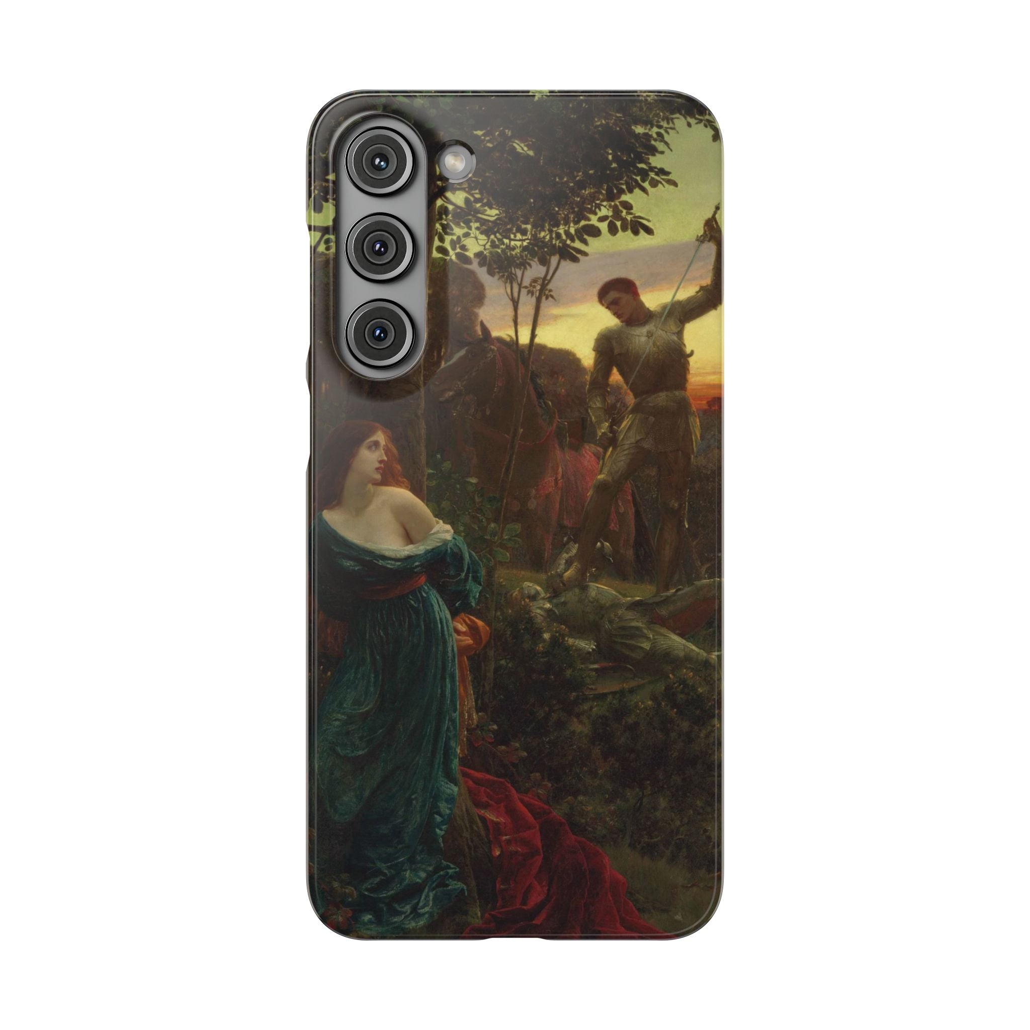 Chivalry by Frank Dicksee - Samsung Slim Case