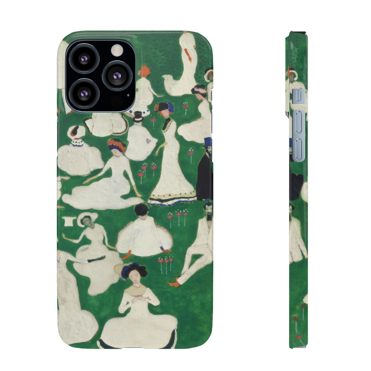 Rest Society in Top Hats by Kazimir Malevich - iPhone Slim Case