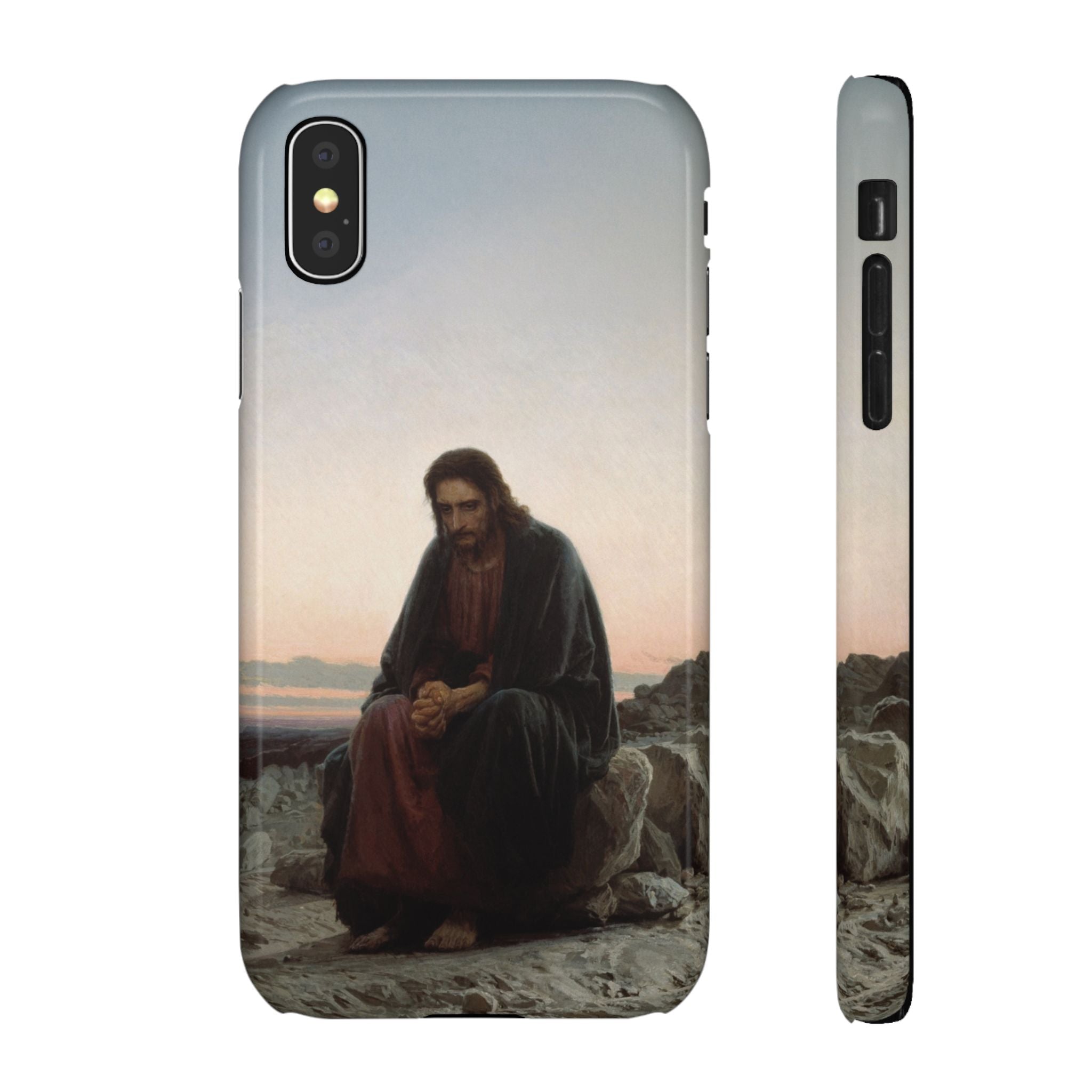 Christ in the Desert by Ivan Kramskoy - iPhone Slim Case