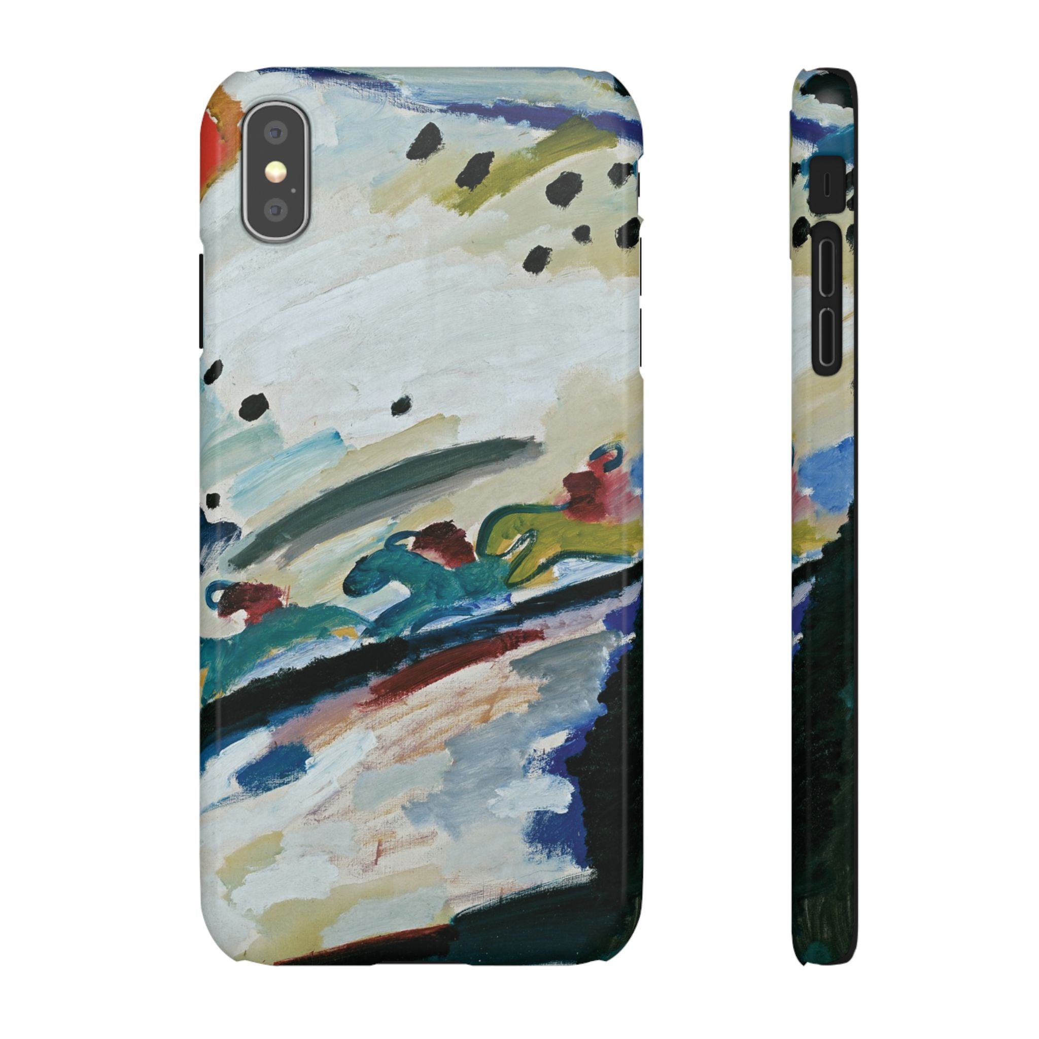 Romantic Landscape by Vasily Kandinsky - iPhone Slim Case
