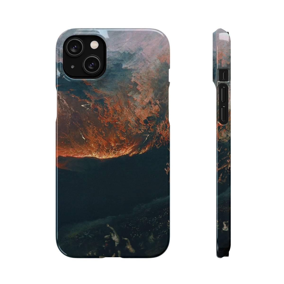 The Great Day of His Wrath by John Martin - iPhone Slim Case