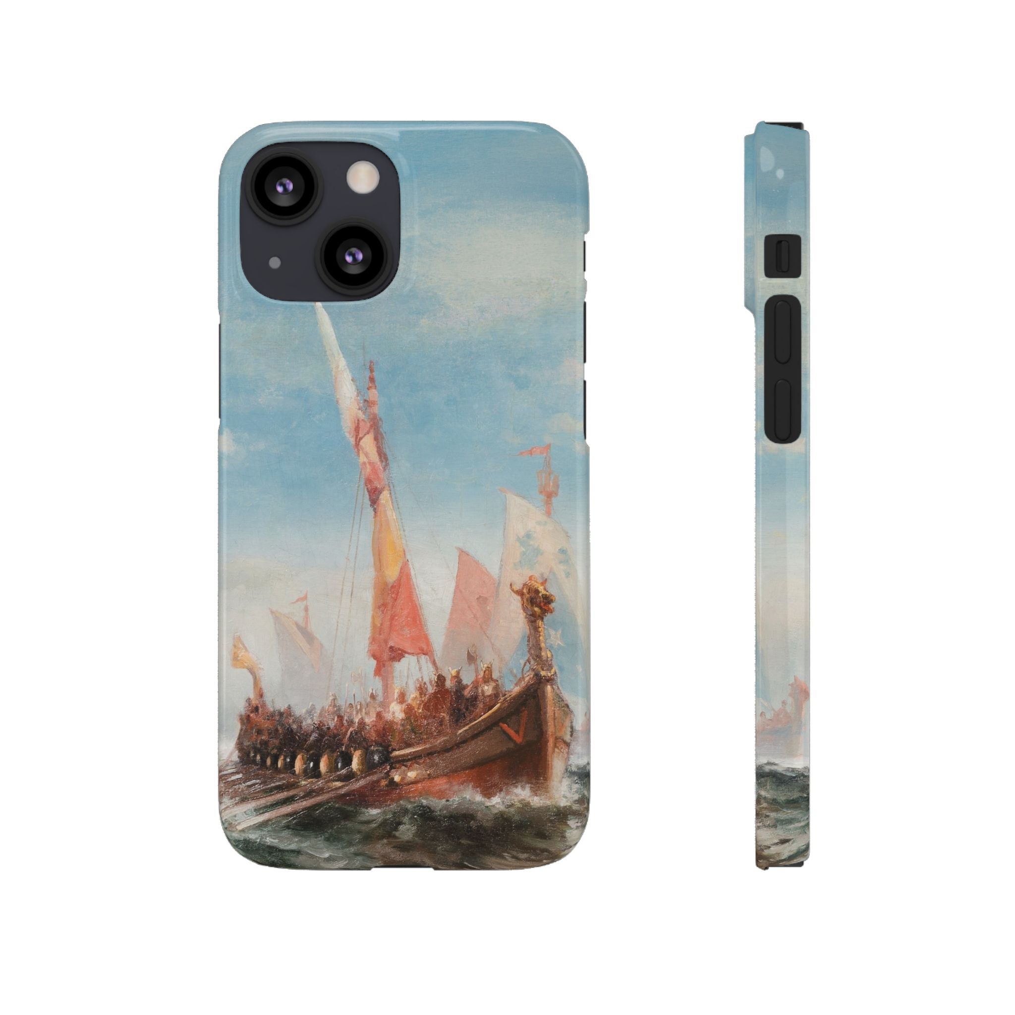 Viking Armada by Edward Moran - iPhone Slim Case