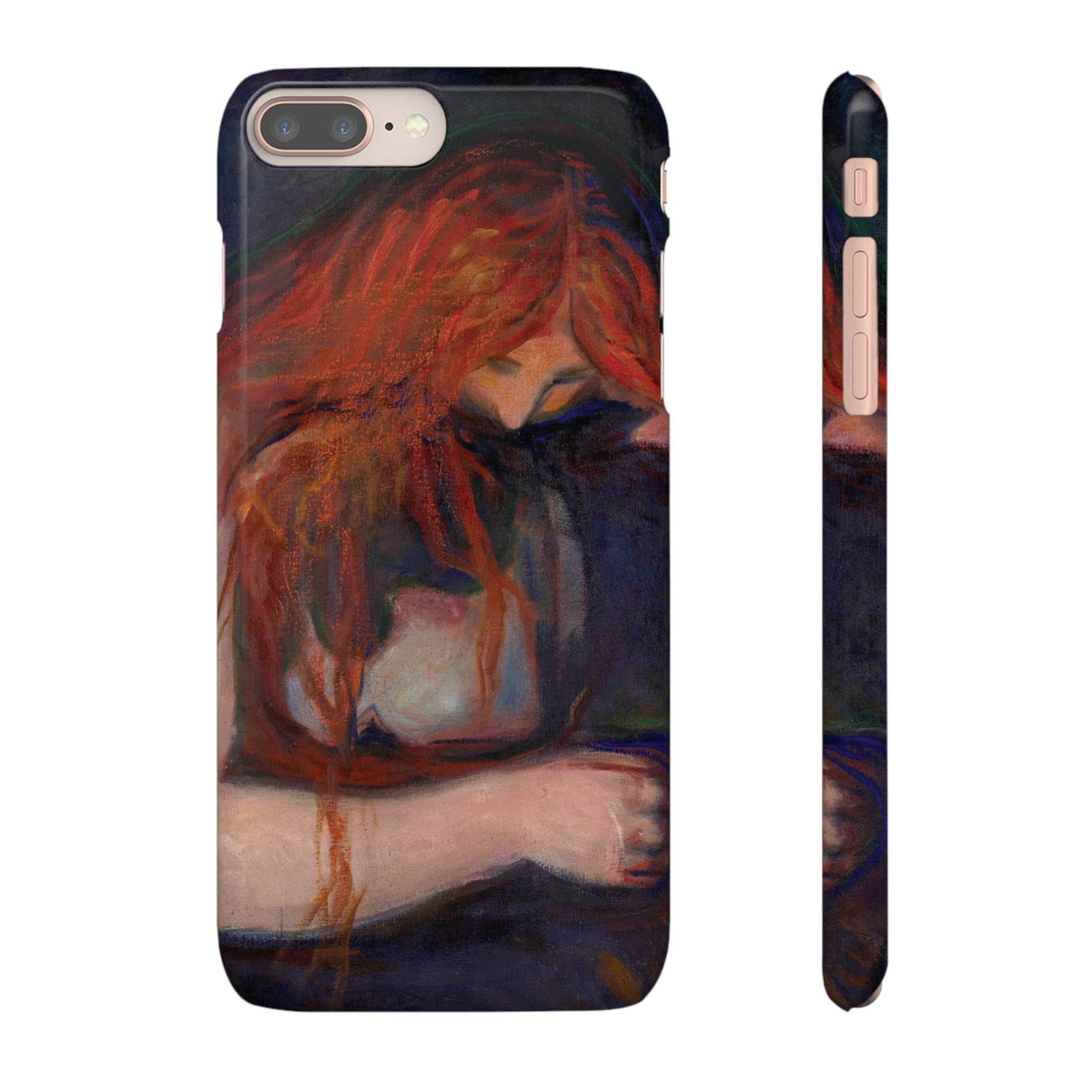 Vampire by Edvard Munch - iPhone Slim Case
