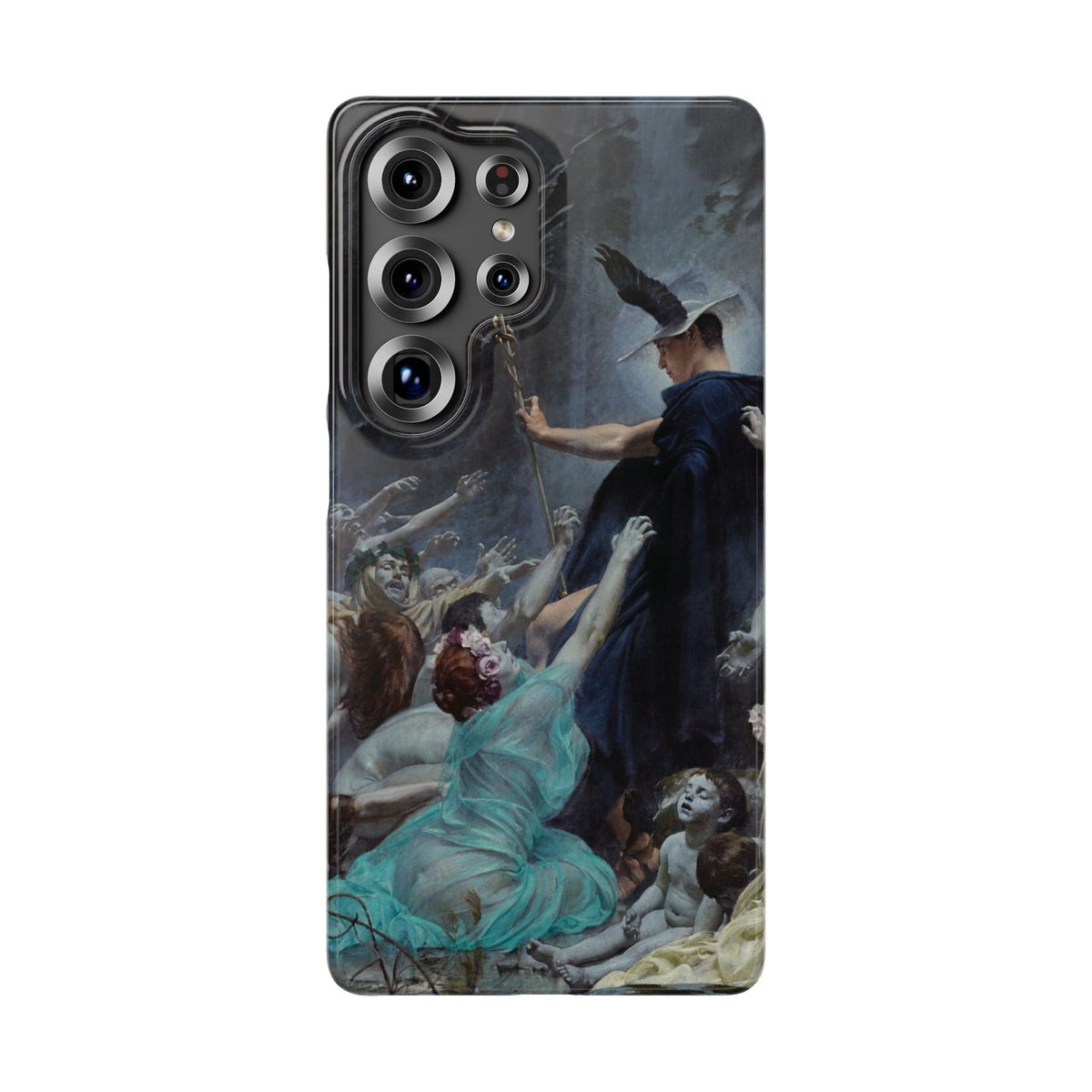 The Souls of Acheron by Adolf Hiremy-Hirschl - Samsung Slim Case