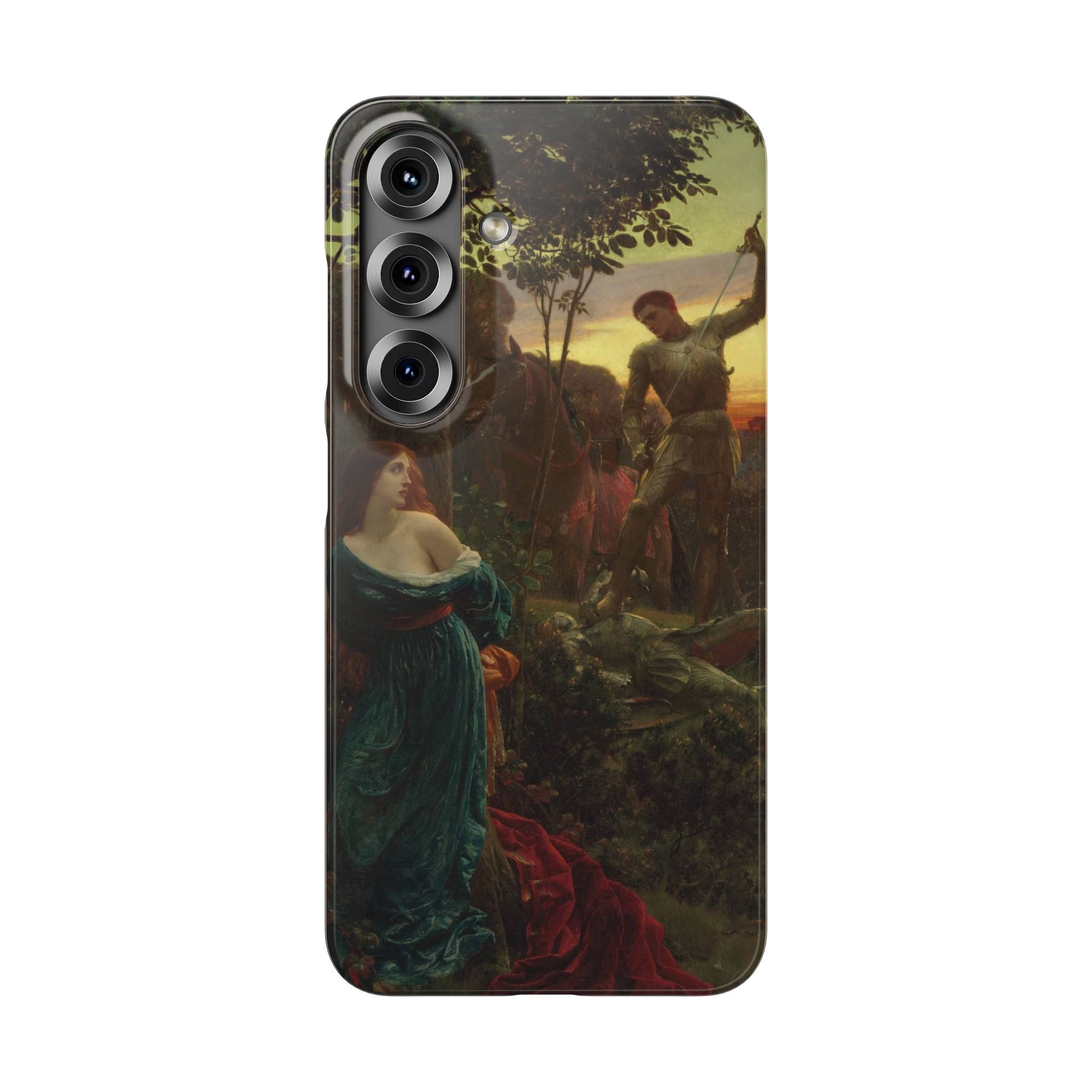 Chivalry by Frank Dicksee - Samsung Slim Case