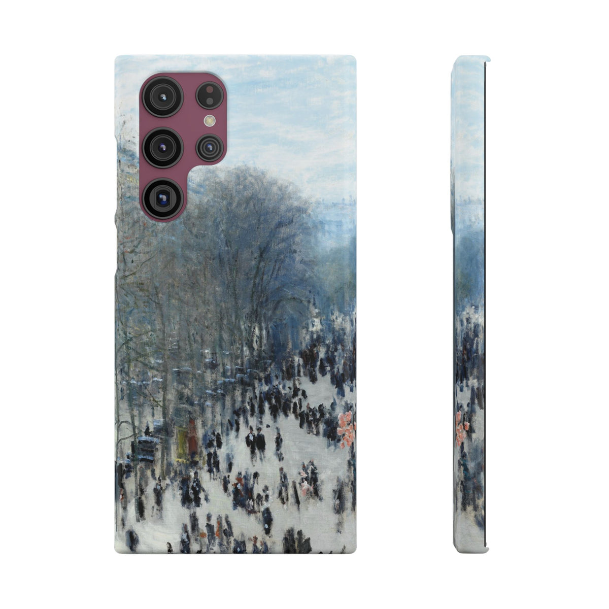 Boulevard des Capucines by Claude Monet - Samsung Slim Case
