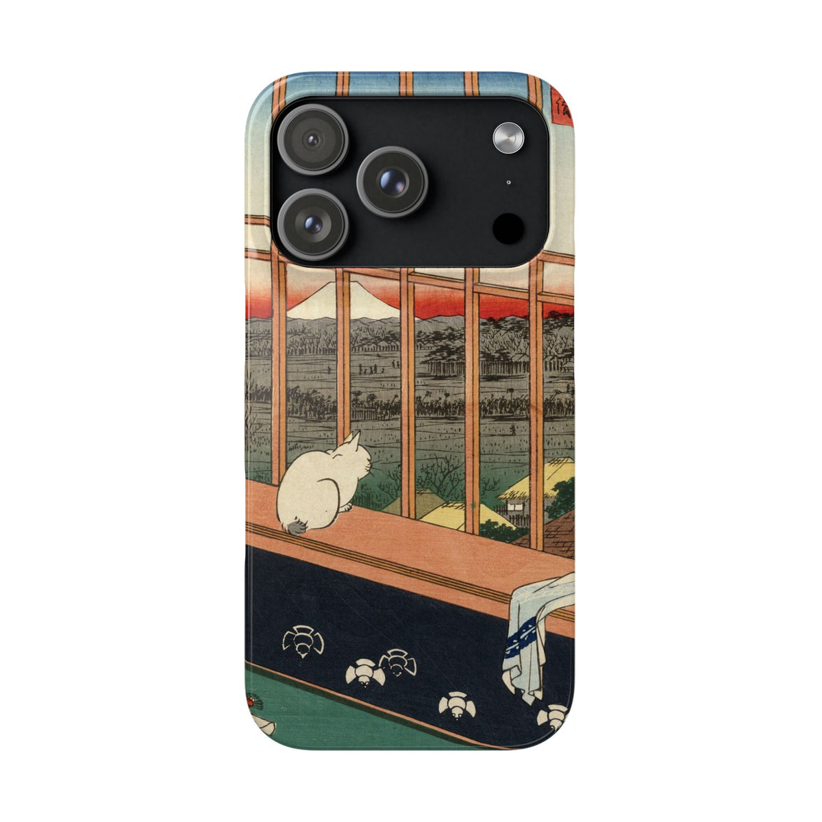 Asakusa Rice Fields and Torinomachi Festival by Utagawa Hiroshige - iPhone Slim Case