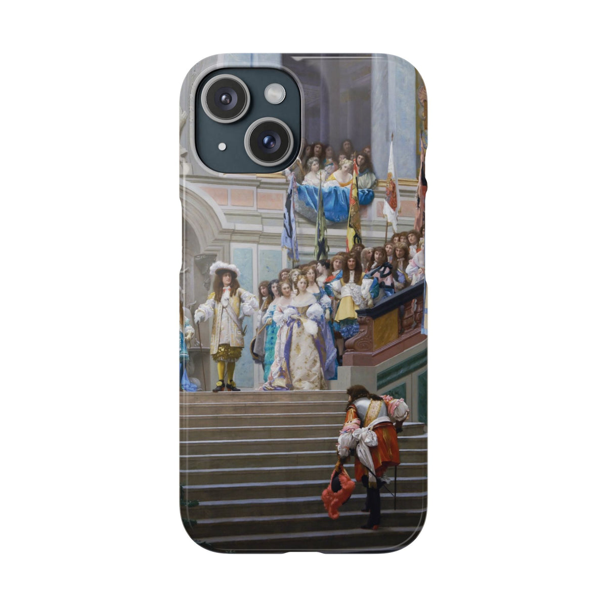 Reception du Grand Conde par Louis XIV by Jean-Leon Gerome - iPhone Slim Case