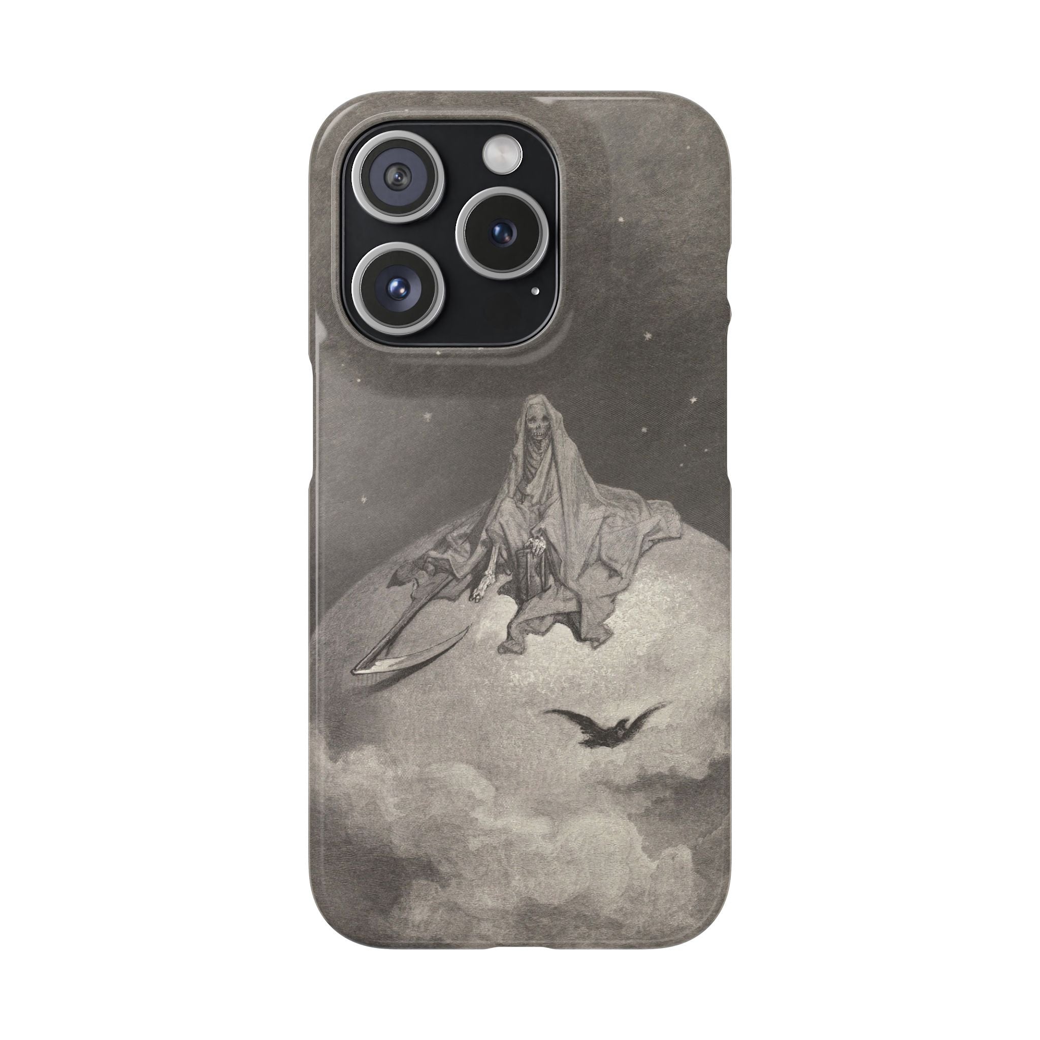 Doubting, dreaming dreams no mortal ever dared to dream before by Gustave Doré - iPhone Slim Case