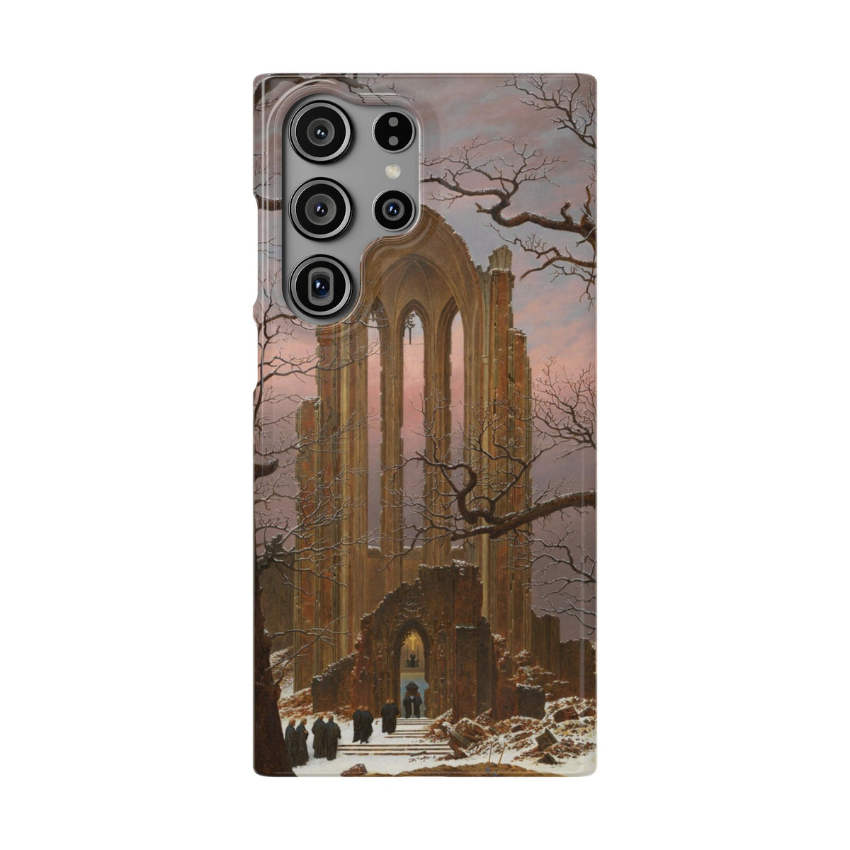 Monastery Graveyard in the Snow by Caspar David Friedrich - Samsung Slim Case