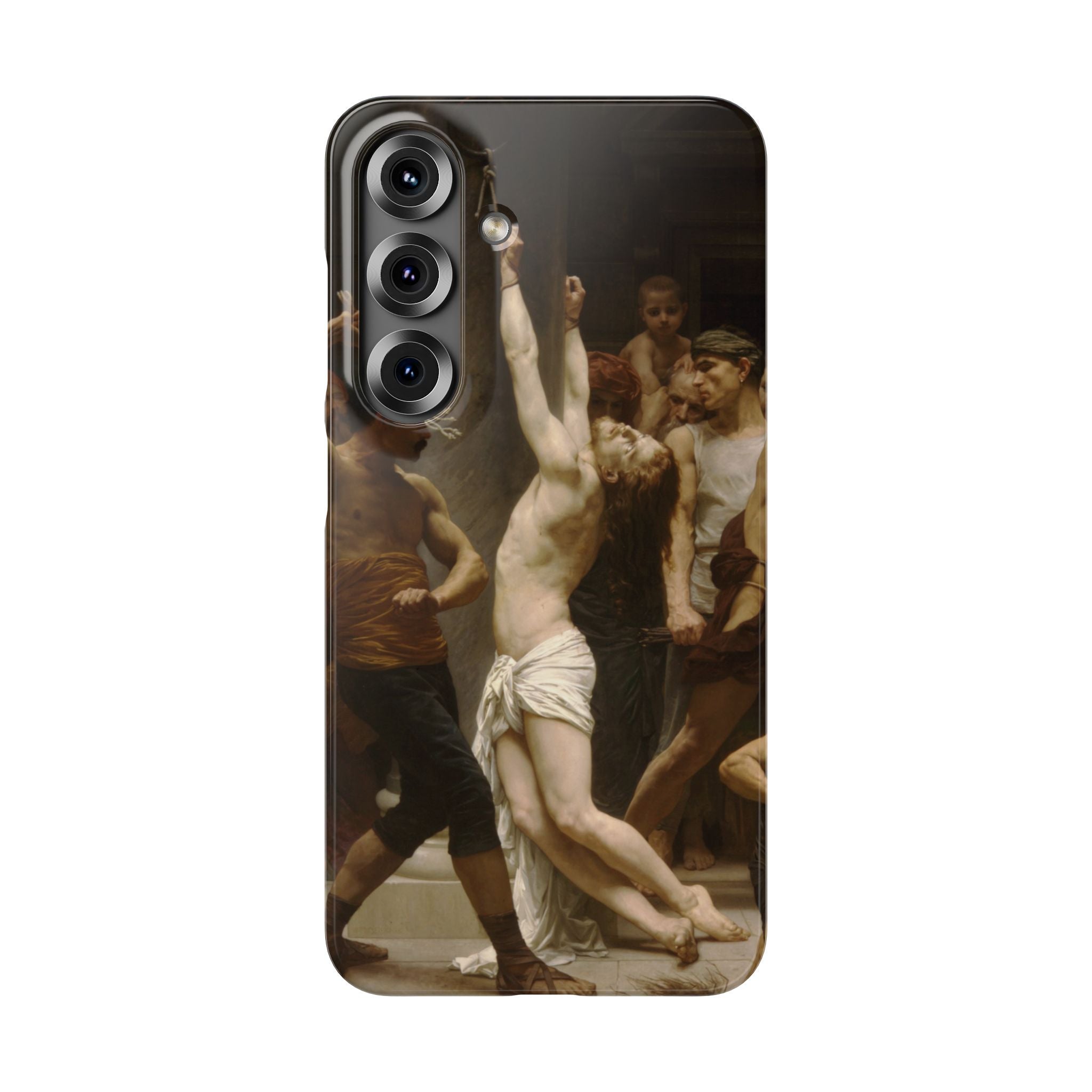 The Flagellation of Our Lord Jesus Christ by William-Adolphe Bouguereau - Samsung Slim Case