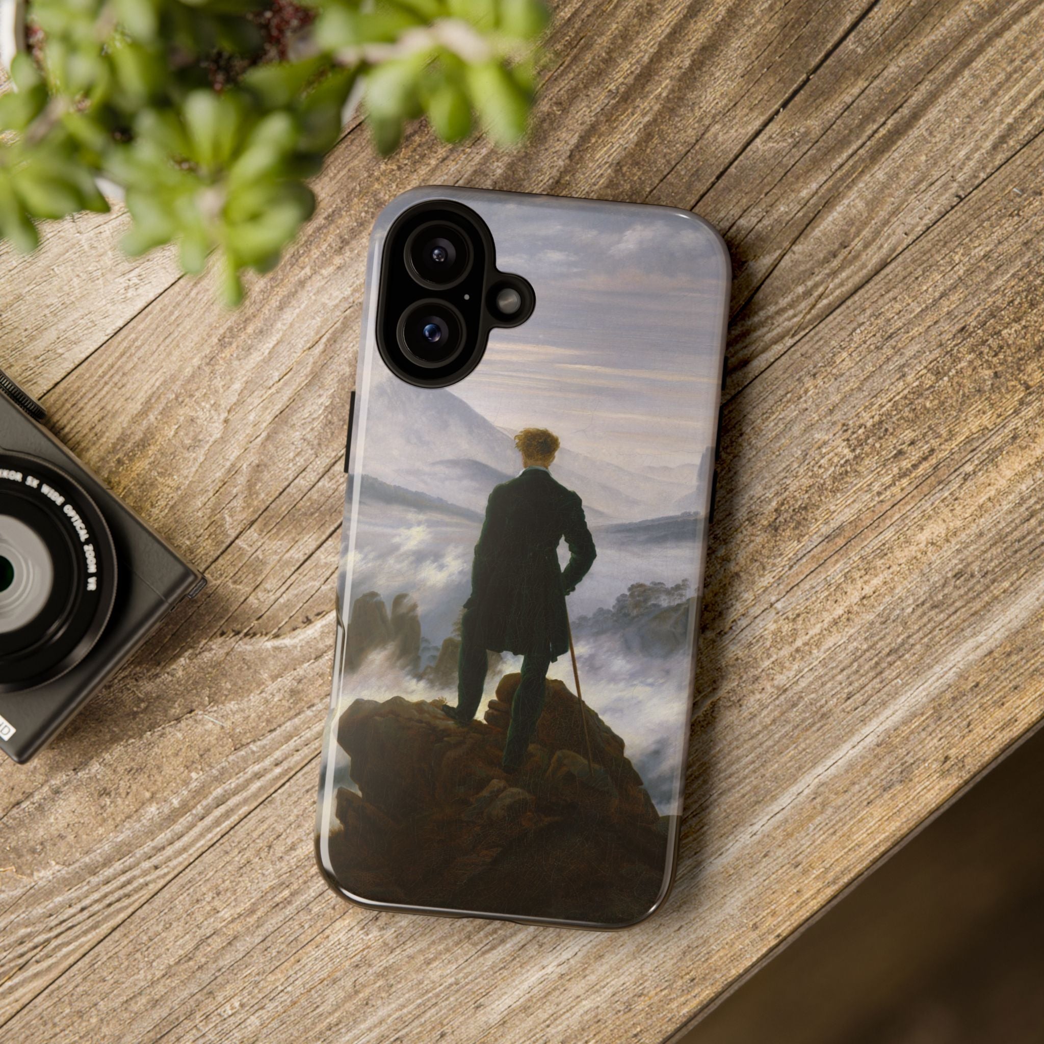 The Wanderer above the Sea of Fog by Caspar David Friedrich - iPhone Tough Case