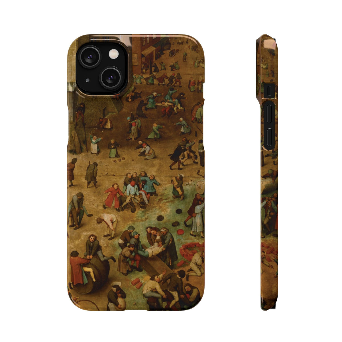 The Fight Between Carnival and Lent by Pieter Bruegel the Elder - iPhone Slim Case