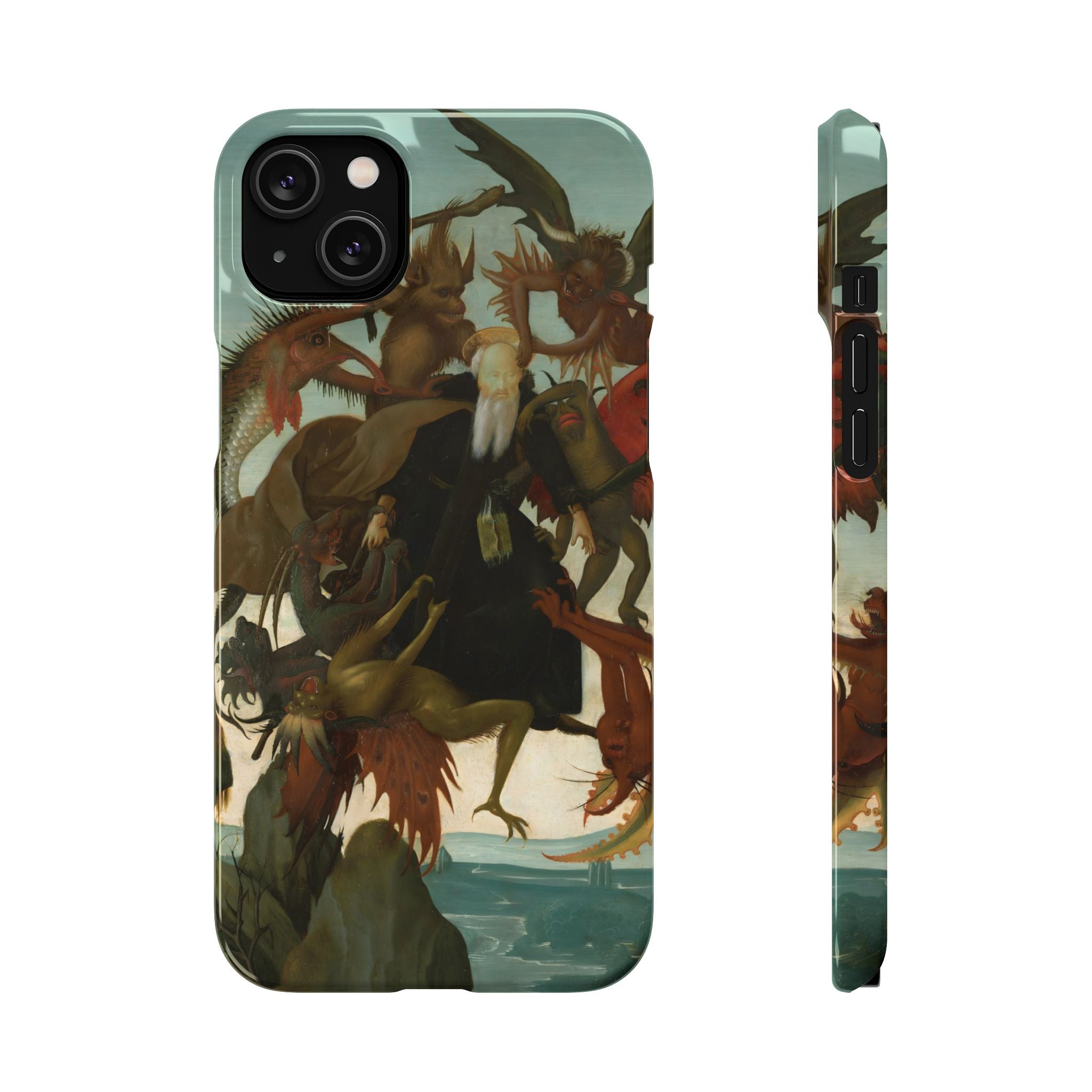 The Torment of Saint Anthony by Michelangelo Buonarroti - iPhone Slim Case