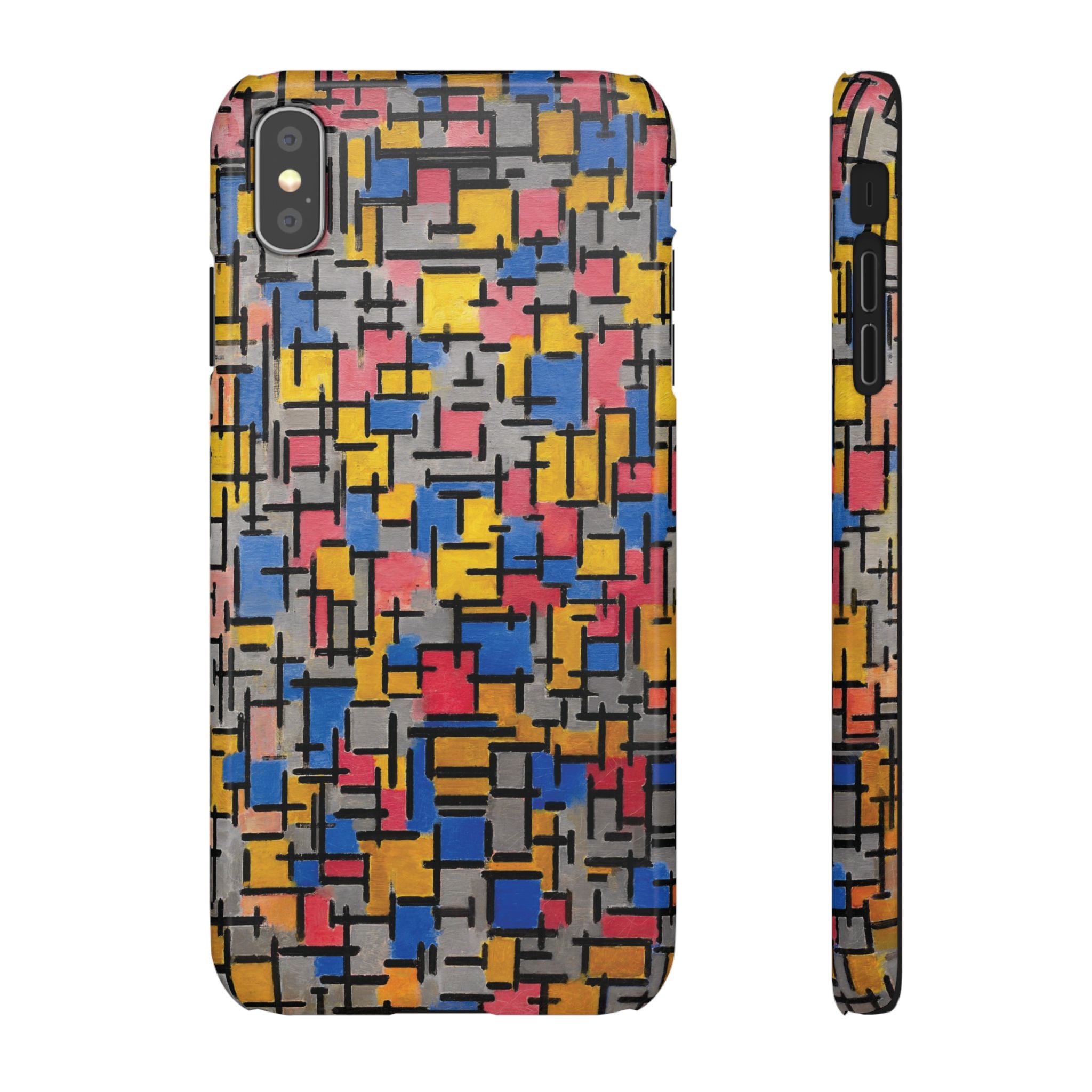 Composition by Piet Mondrian - iPhone Slim Case