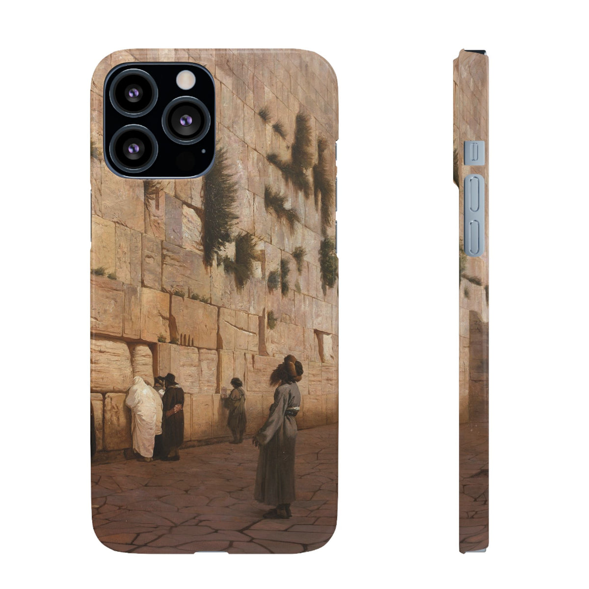 Le Mur des Lamentations by Jean-Leon Gerome - iPhone Slim Case