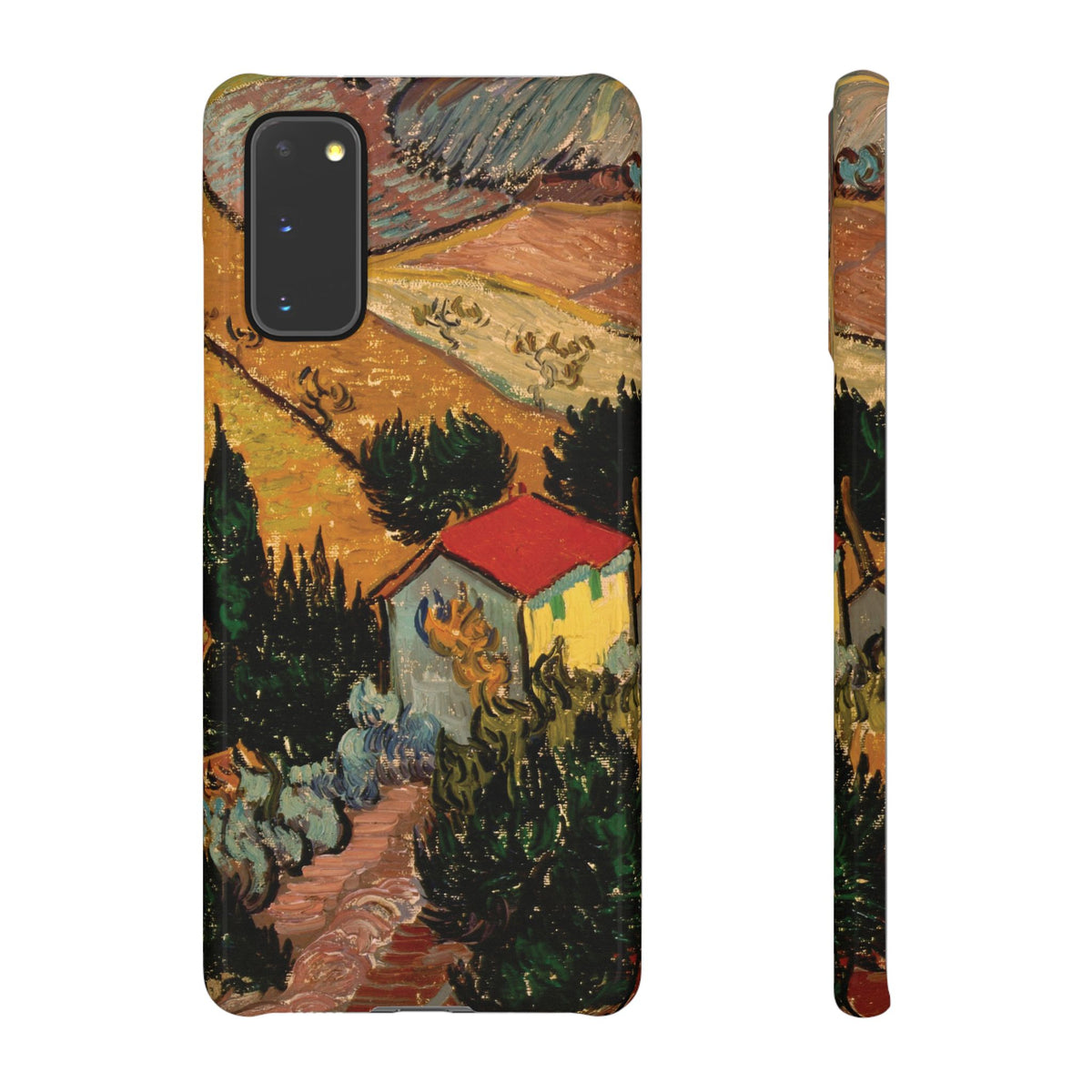 Landscape with House and Ploughman by Vincent van Gogh - Samsung Slim Case