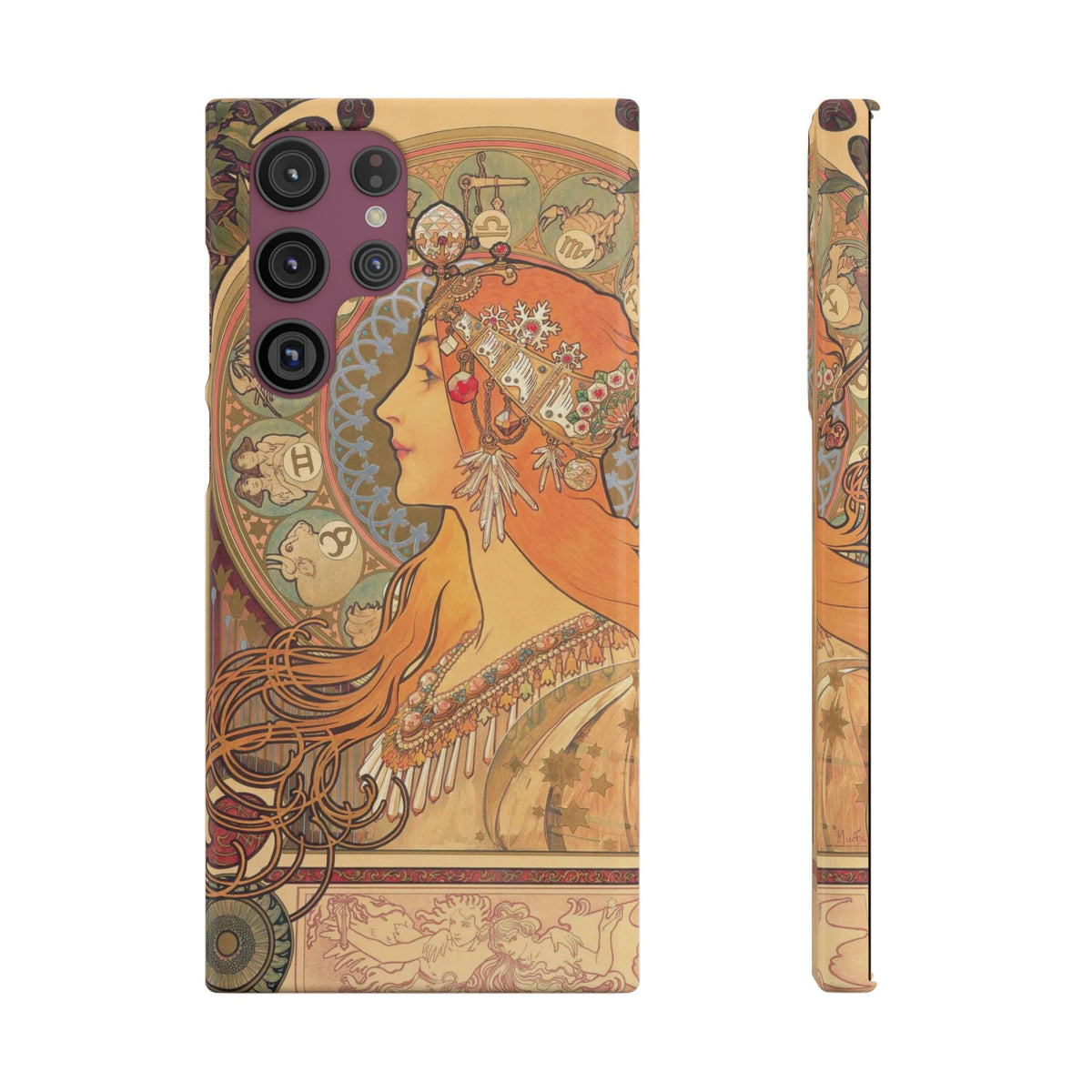 Zodiac by Alphonse Mucha - Samsung Slim Case