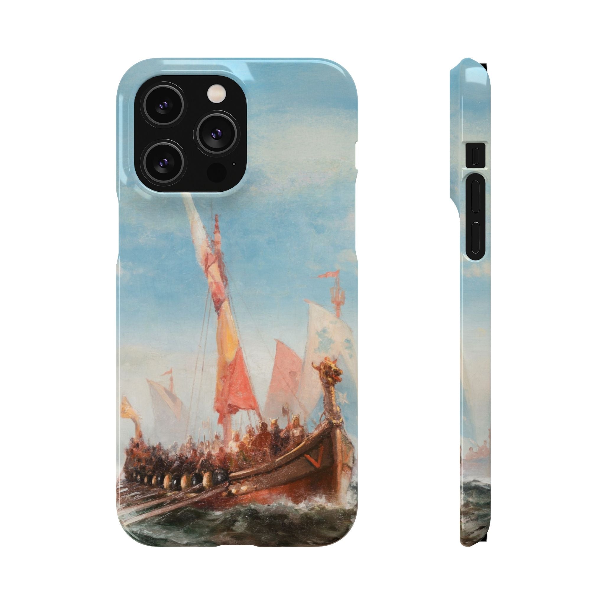 Viking Armada by Edward Moran - iPhone Slim Case