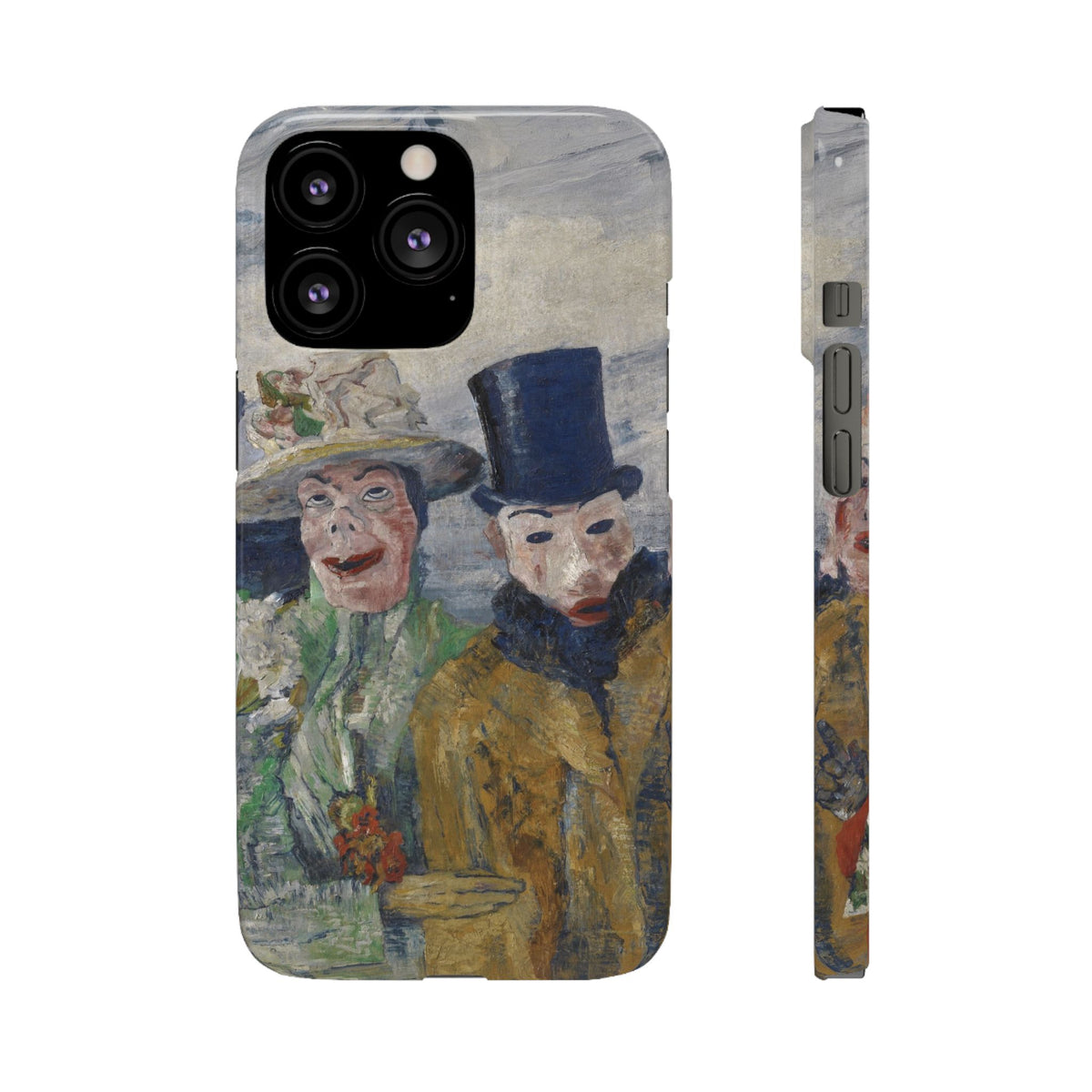 The Intrigue by James Ensor - iPhone Slim Case