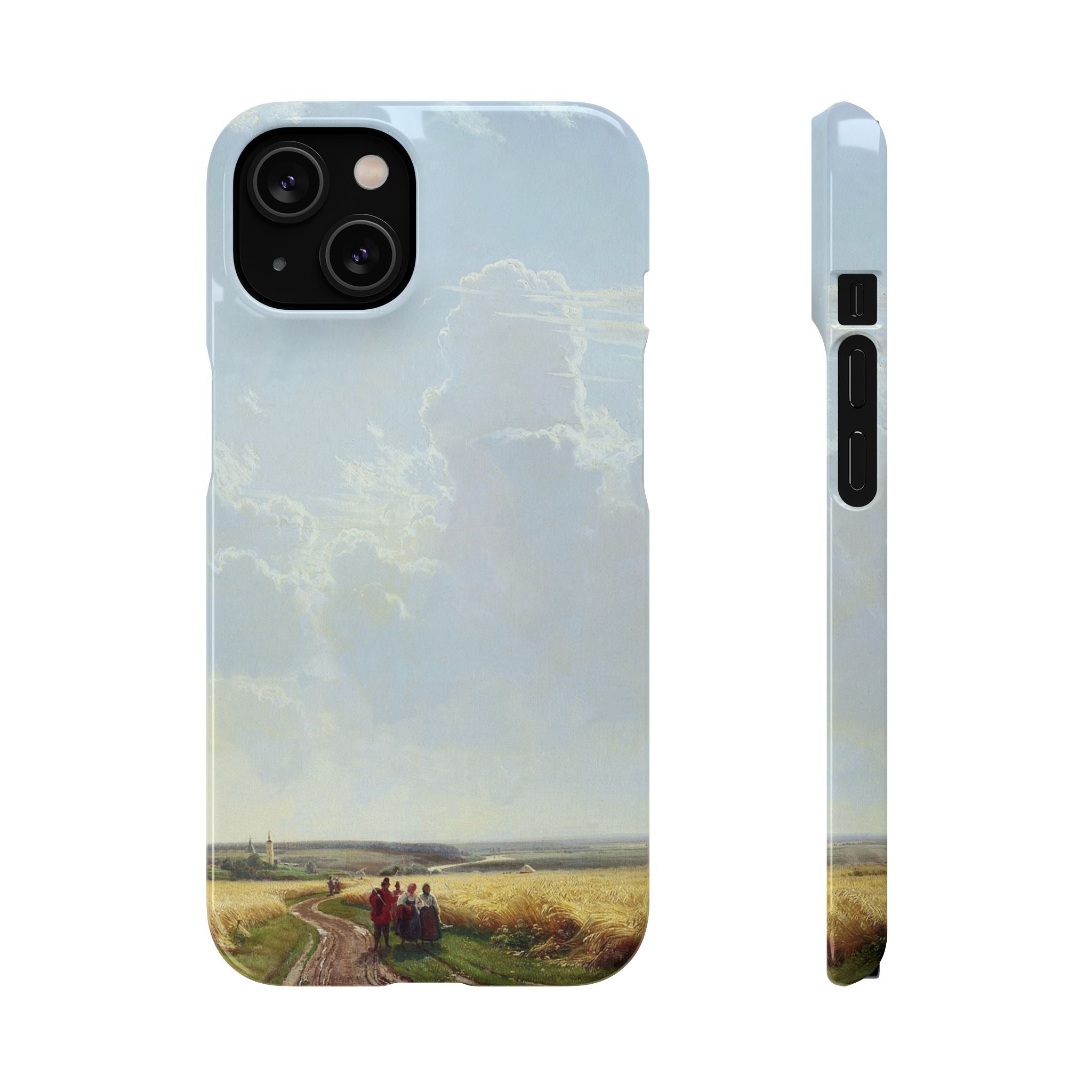 Midday in the Neighbourhood of Moscow by Ivan Ivanovich Shishkin - iPhone Slim Case