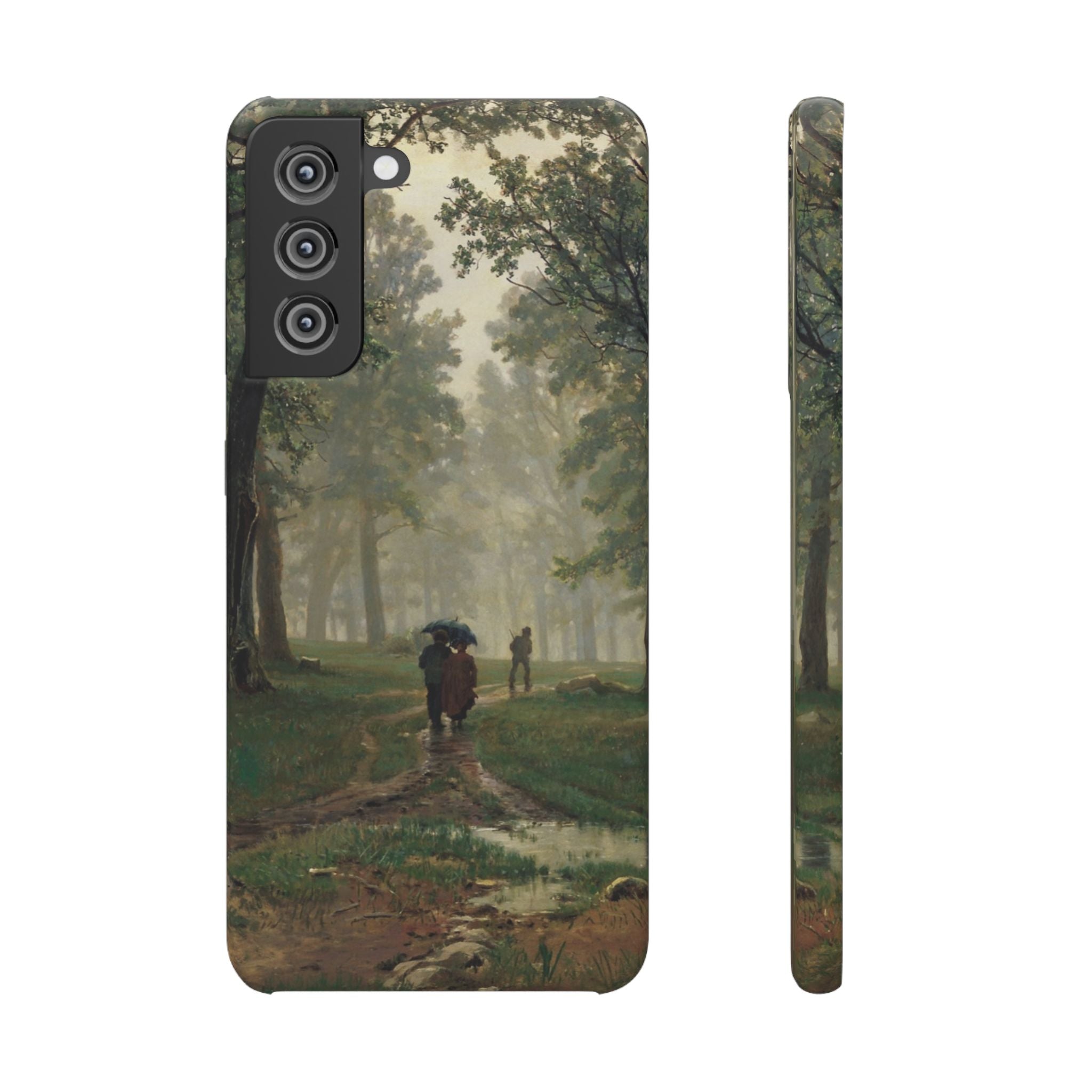 Rain in an Oak Forest by Ivan Ivanovich Shishkin - Samsung Slim Case