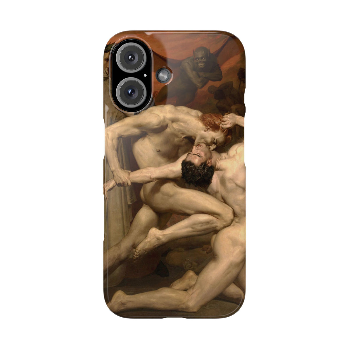 Dante and Virgile by William Bouguereau - iPhone Slim Case