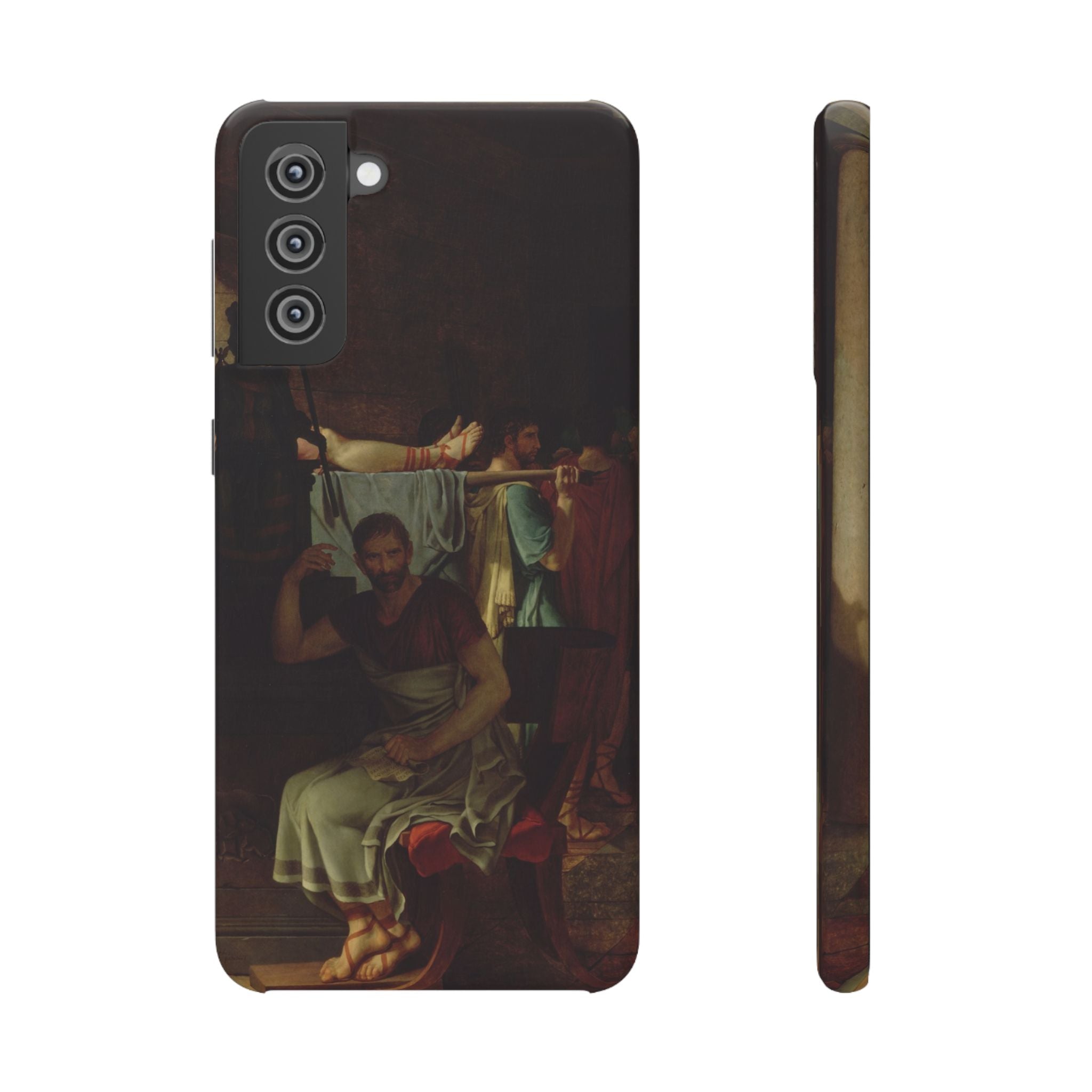 The Lictors Bring to Brutus the Bodies of His Sons I by Jacques-Louis David - Samsung Slim Case