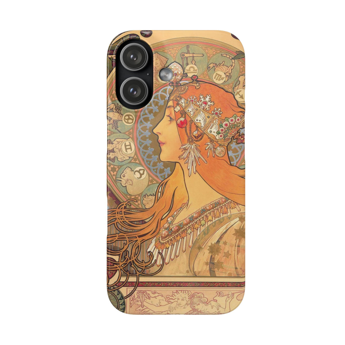 Zodiac by Alphonse Mucha - iPhone Slim Case