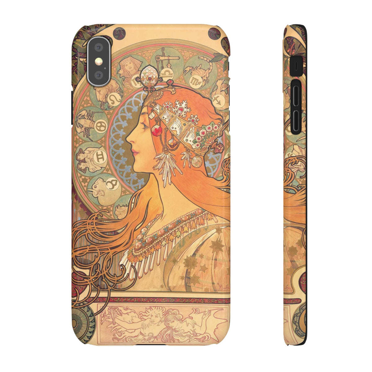 Zodiac by Alphonse Mucha - iPhone Slim Case