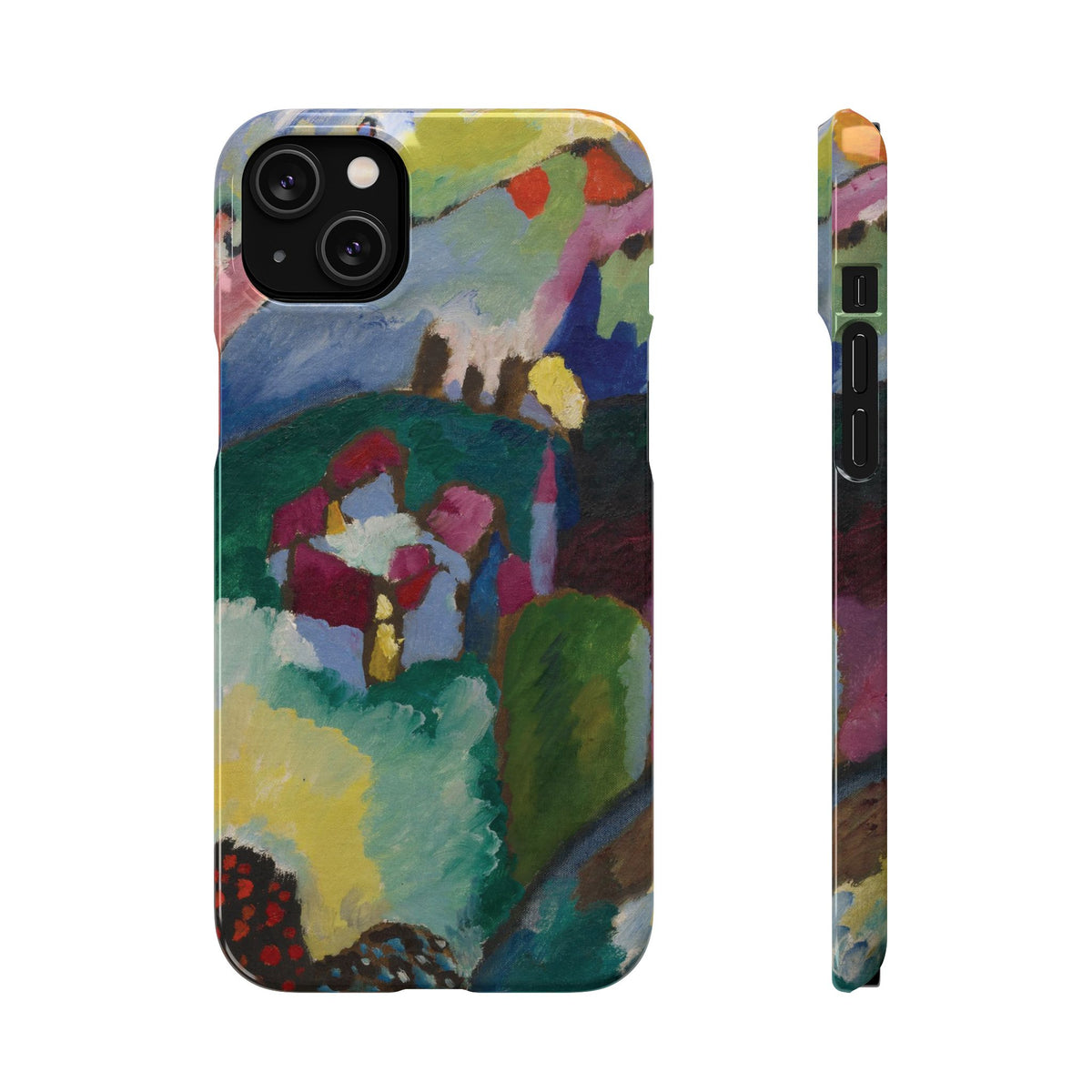 Landscape with Factory Chimney by Vasily Kandinsky - iPhone Slim Case
