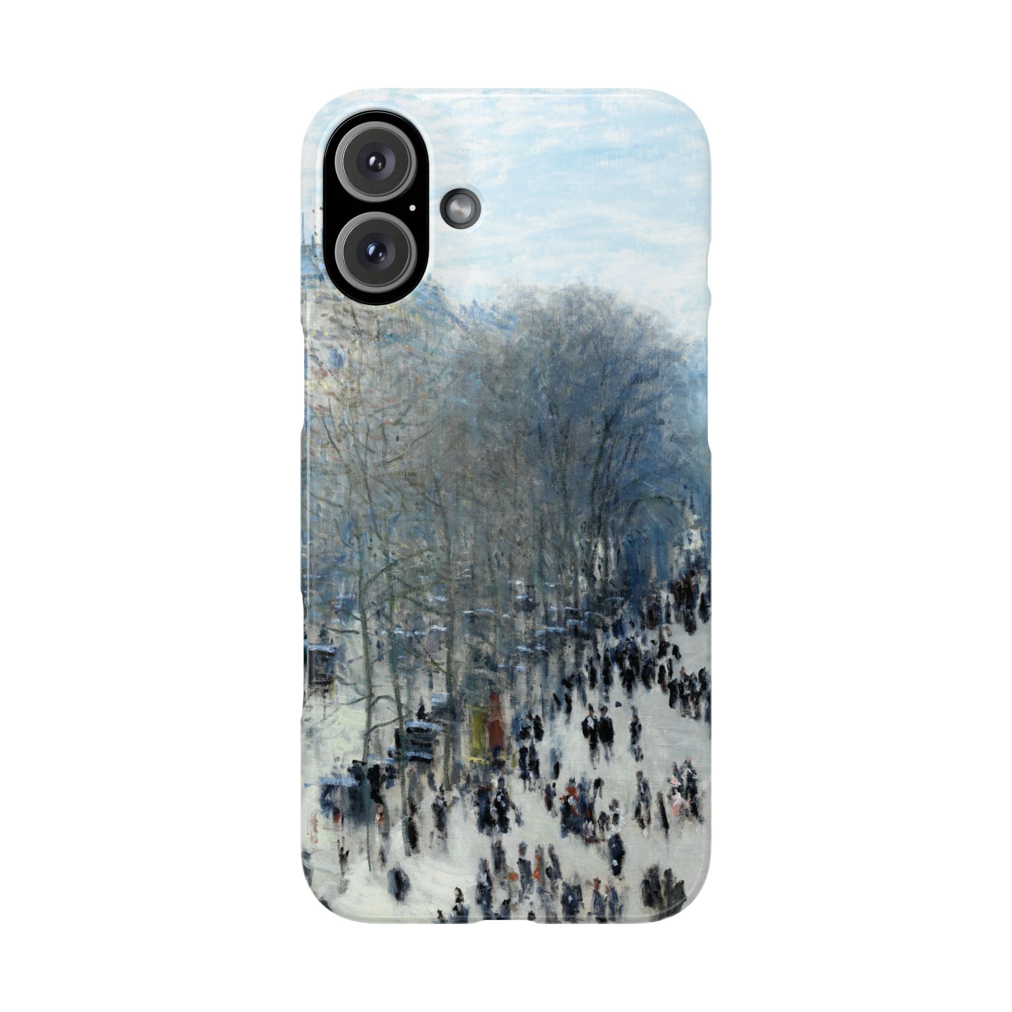 Boulevard des Capucines by Claude Monet - iPhone Slim Case