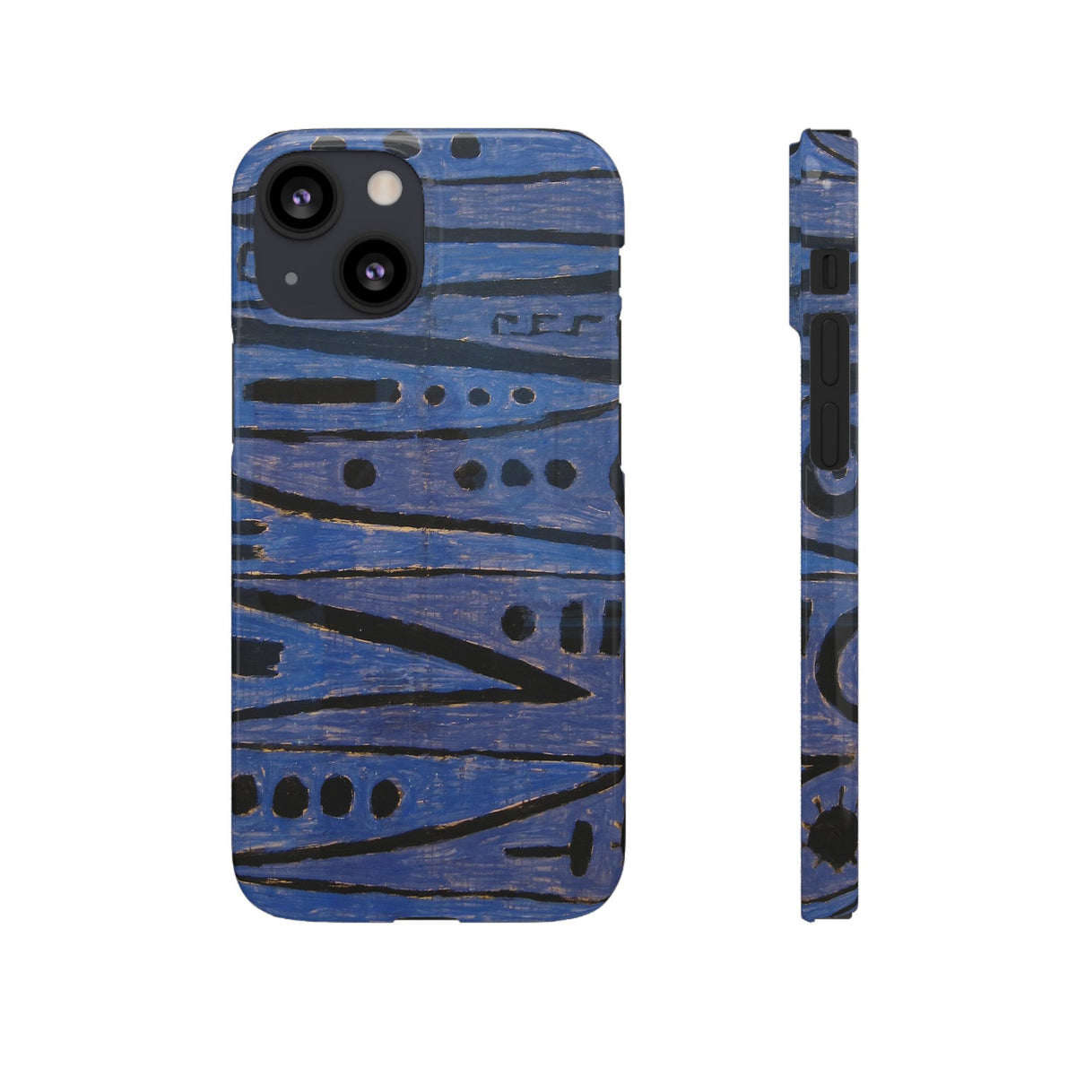 Heroic strokes of the bow by Paul Klee - iPhone Slim Case