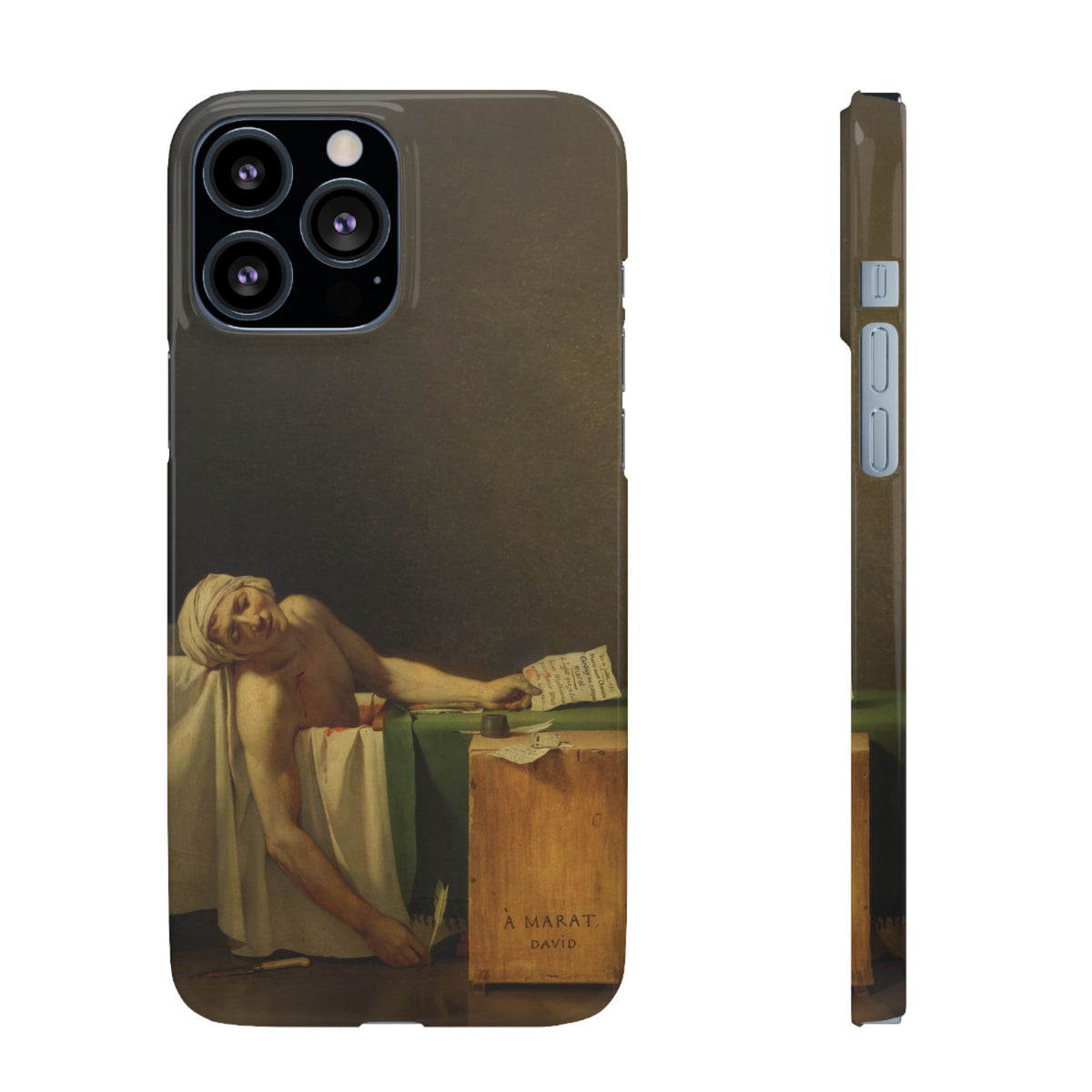 The Death of Marat by Jacques-Louis David - iPhone Slim Case