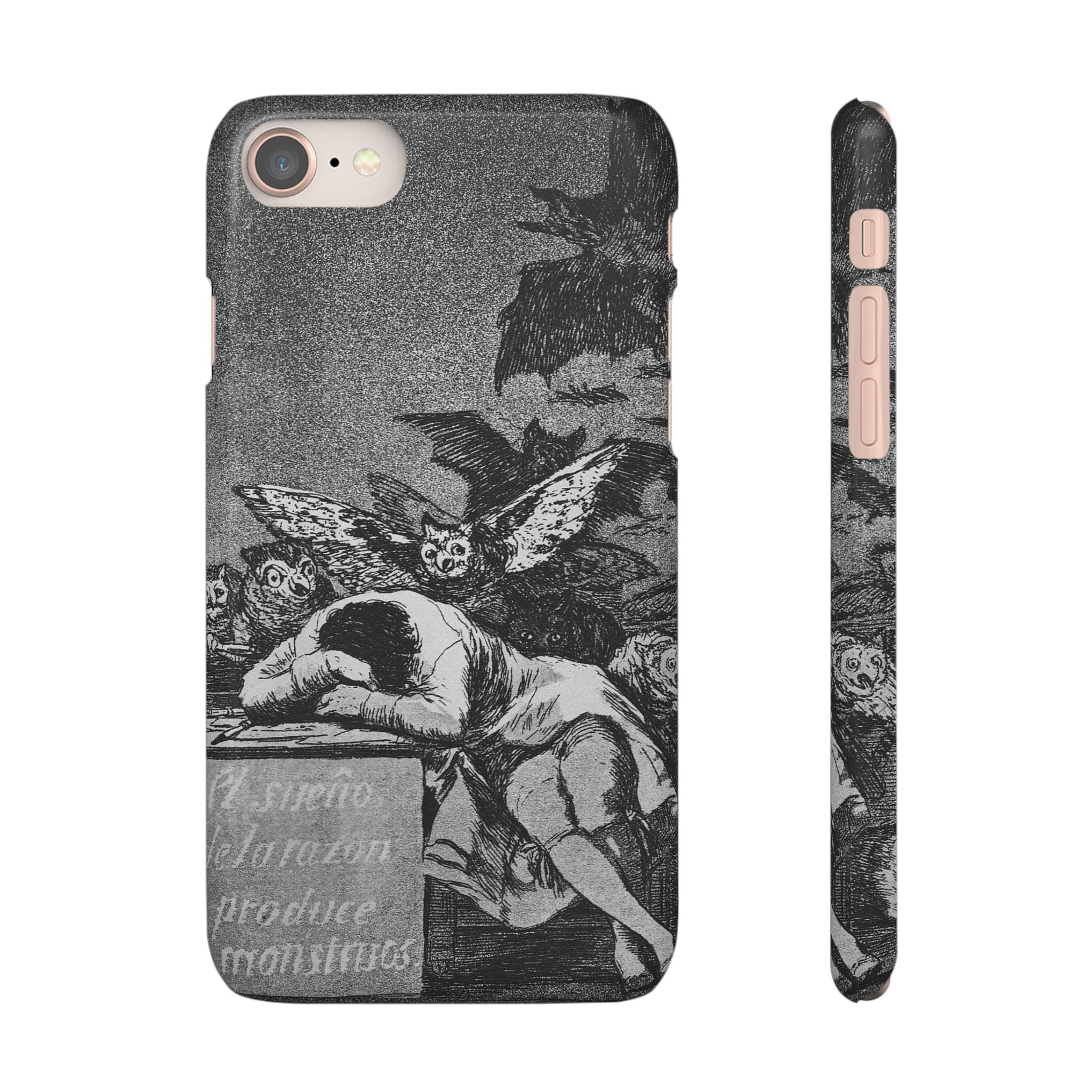The Sleep of Reason Produces Monsters by Francisco Goya - iPhone Slim Case