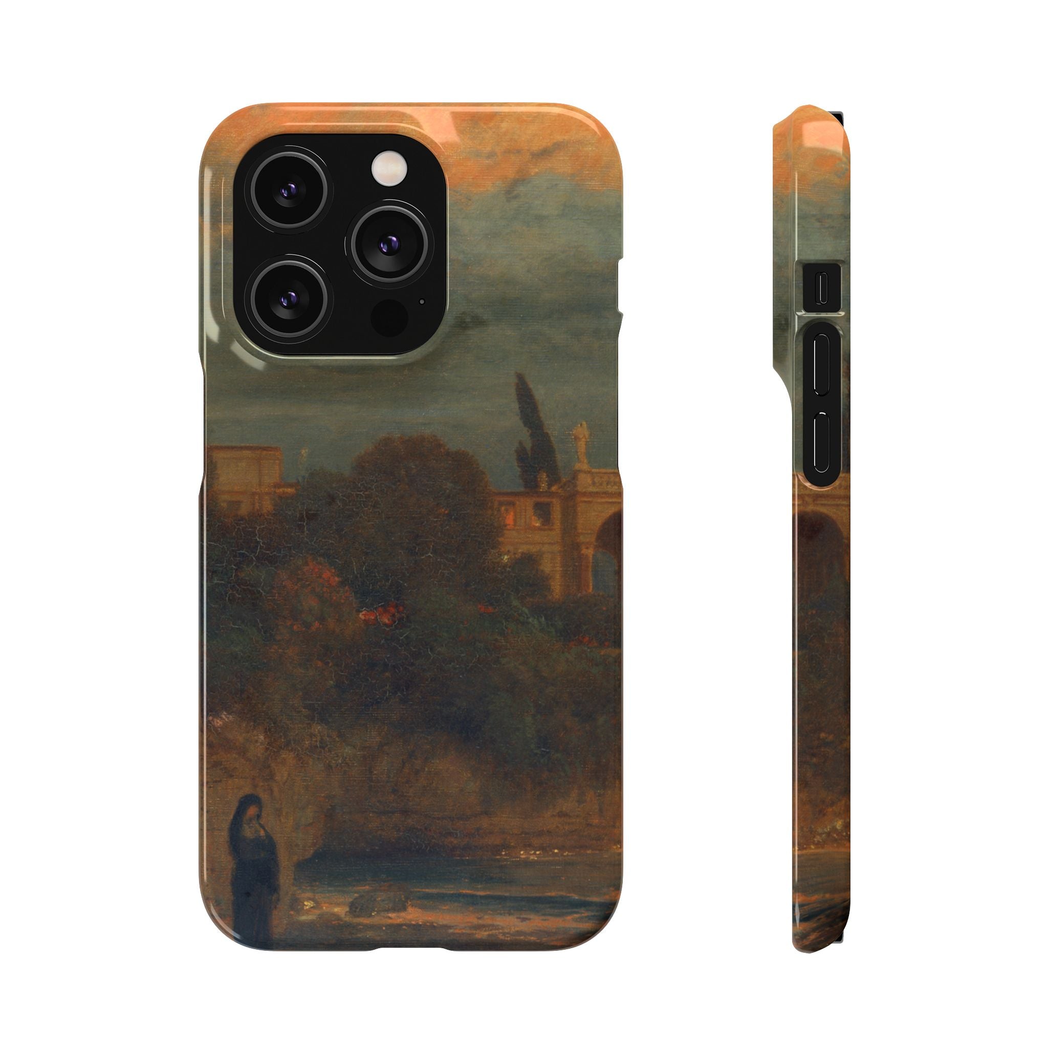 Villa by the Sea by Arnold Böcklin - iPhone Slim Case